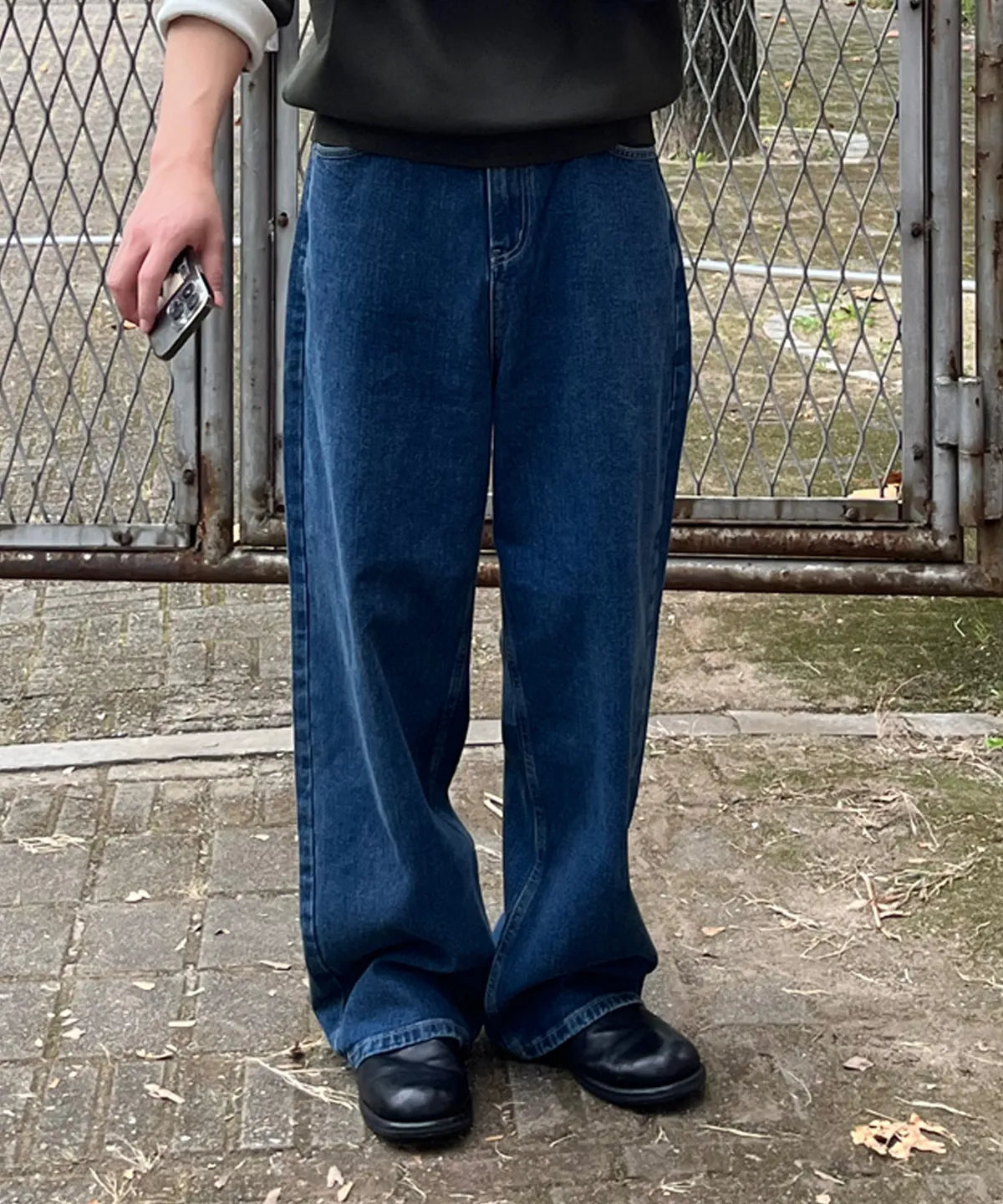 Everyday Wide Denim Pants [Blue]