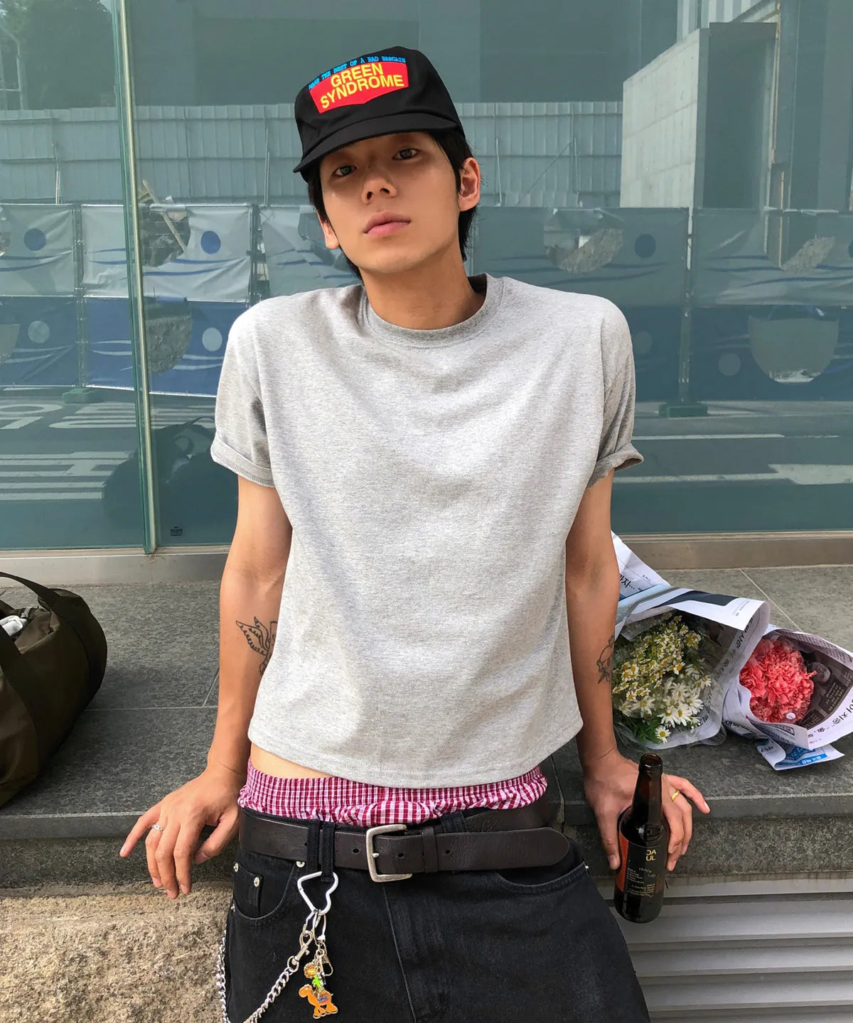 Essential Crop T-Shirt [Heather Gray]