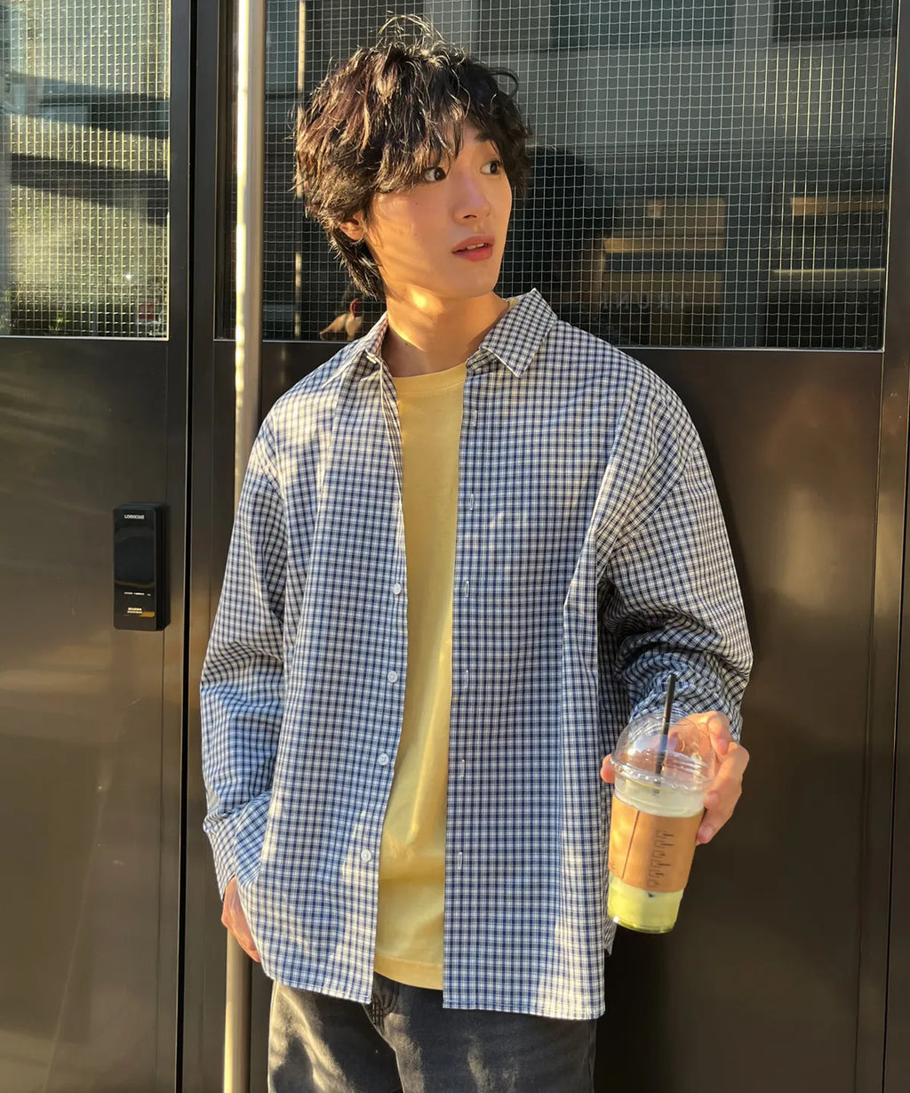 Essential Multi Check Shirt [Navy]