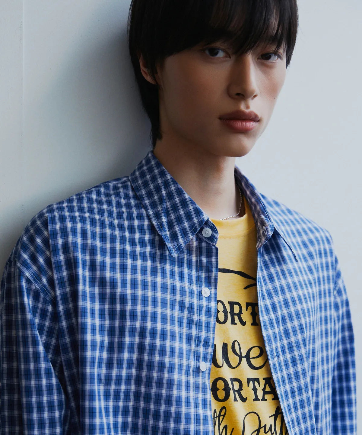 Essential Multi Check Shirt [Blue]