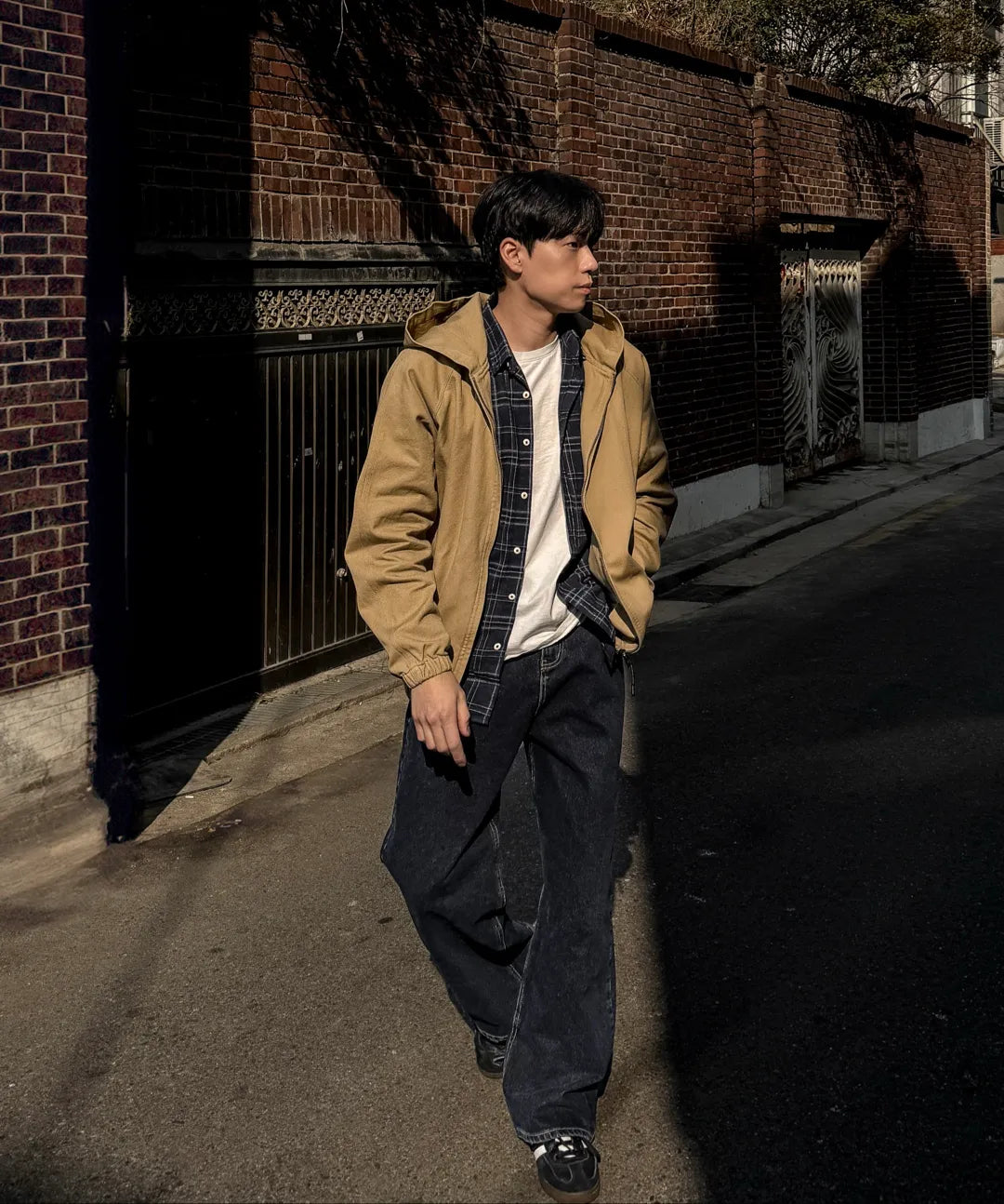 Everyday Wide Denim Pants [Deep Blue]