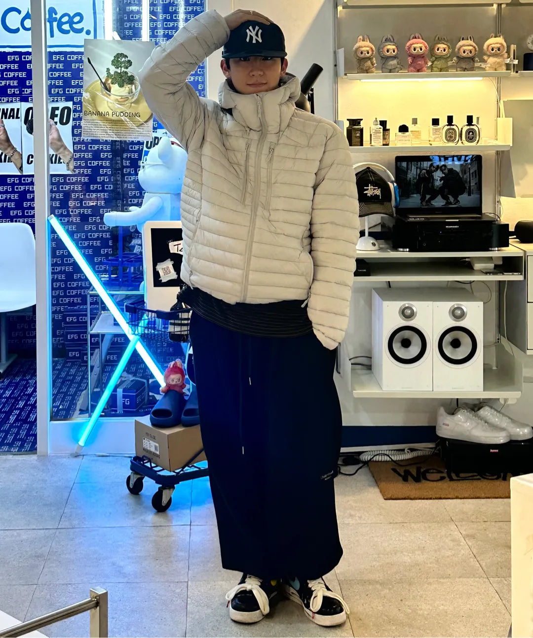 Essential Hooded Lightweight Insulated Jacket [Light Gray]