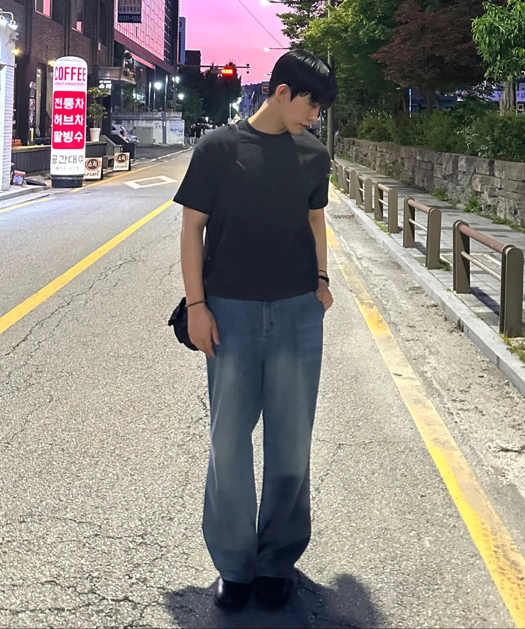 Essential Crop T-Shirt [Heather Charcoal]