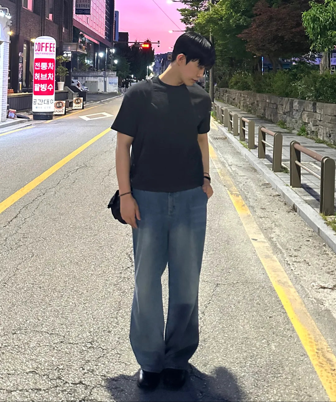 Essential Crop T-Shirt [Heather Charcoal]