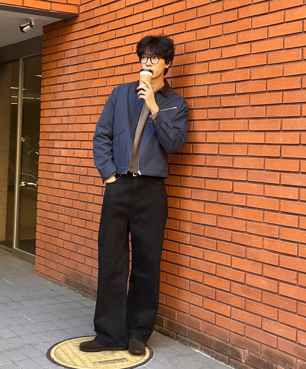 Everyday Wide Denim Pants [Black]