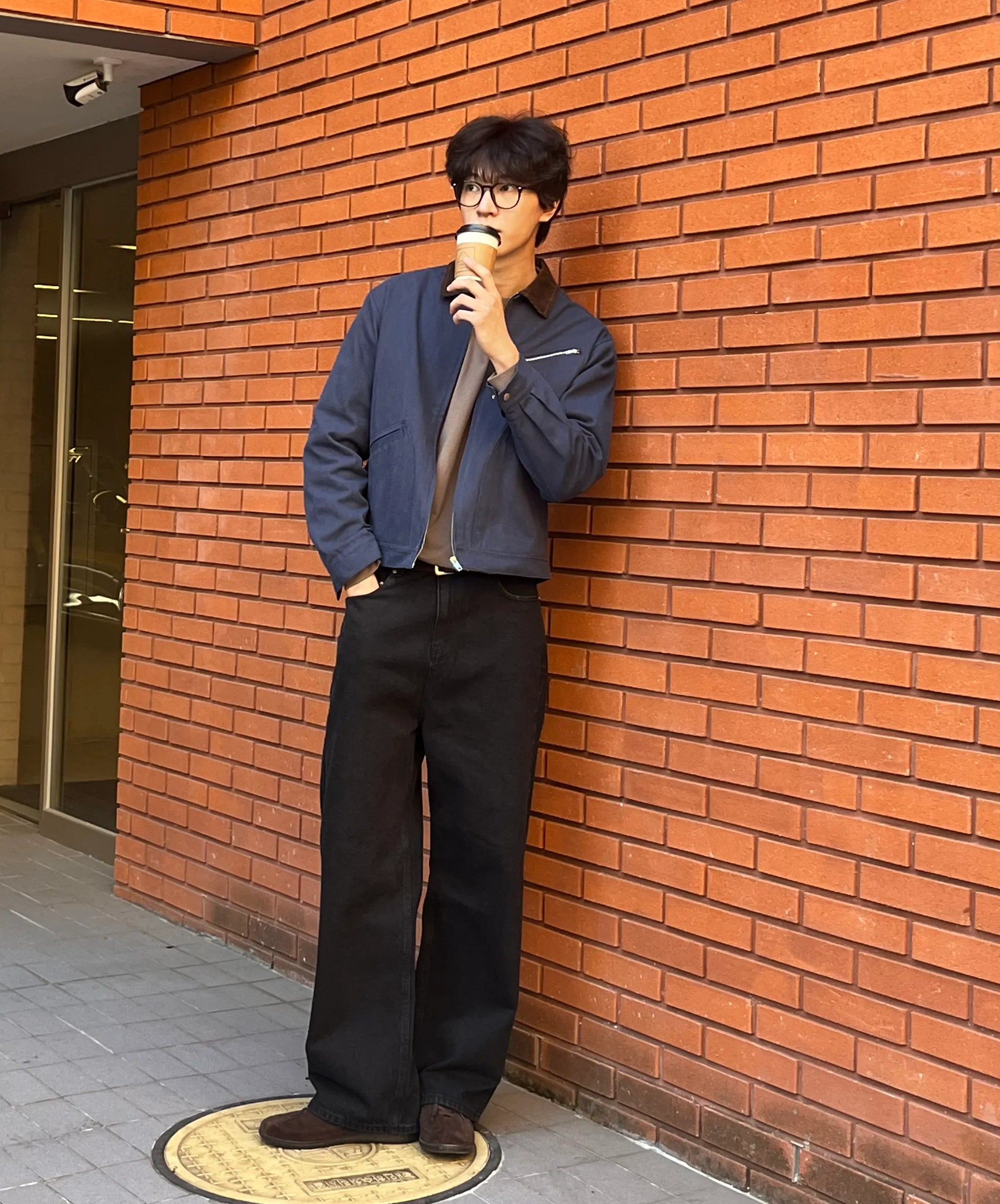 Everyday Wide Denim Pants [Black]