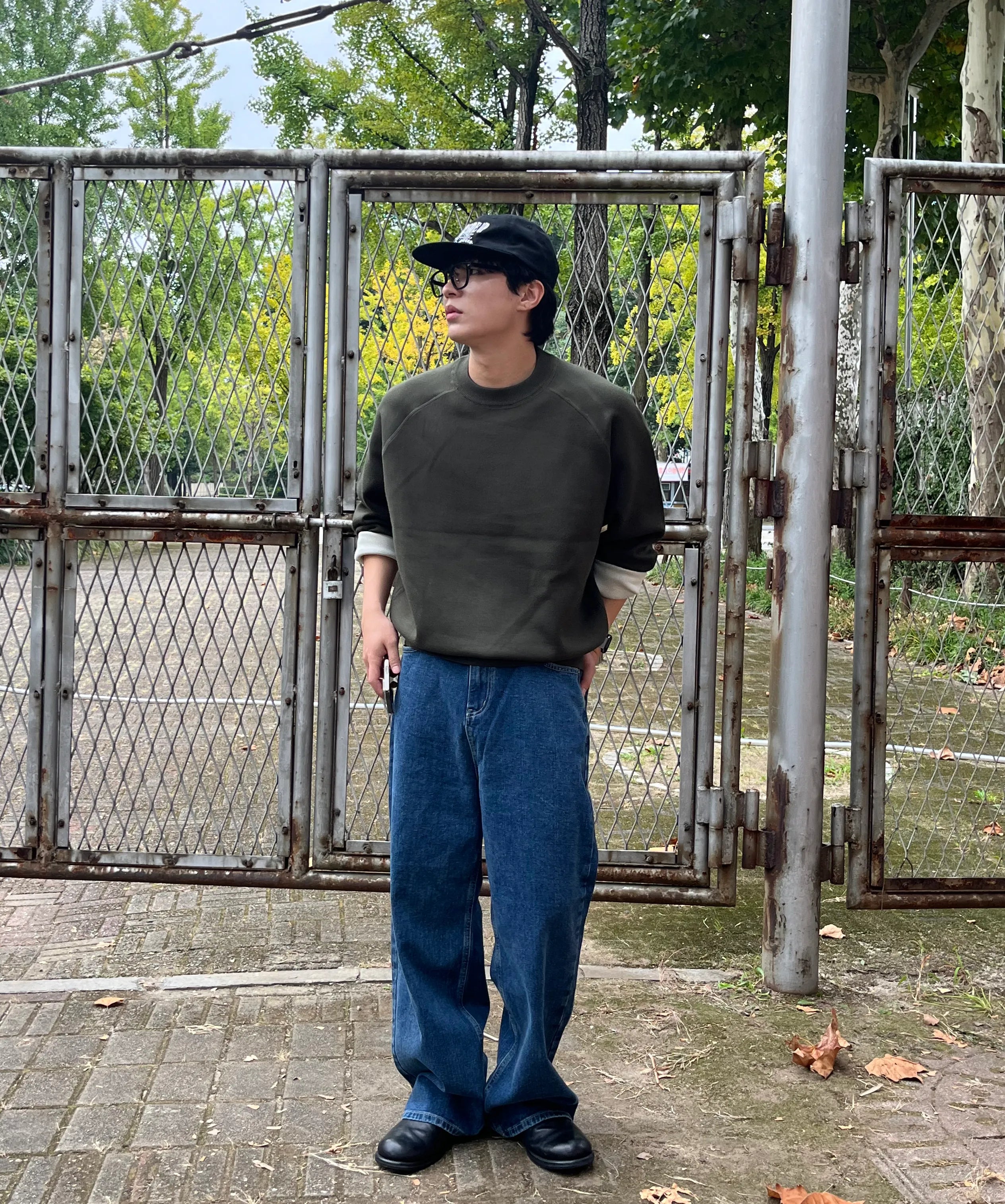 Everyday Wide Denim Pants [Blue]