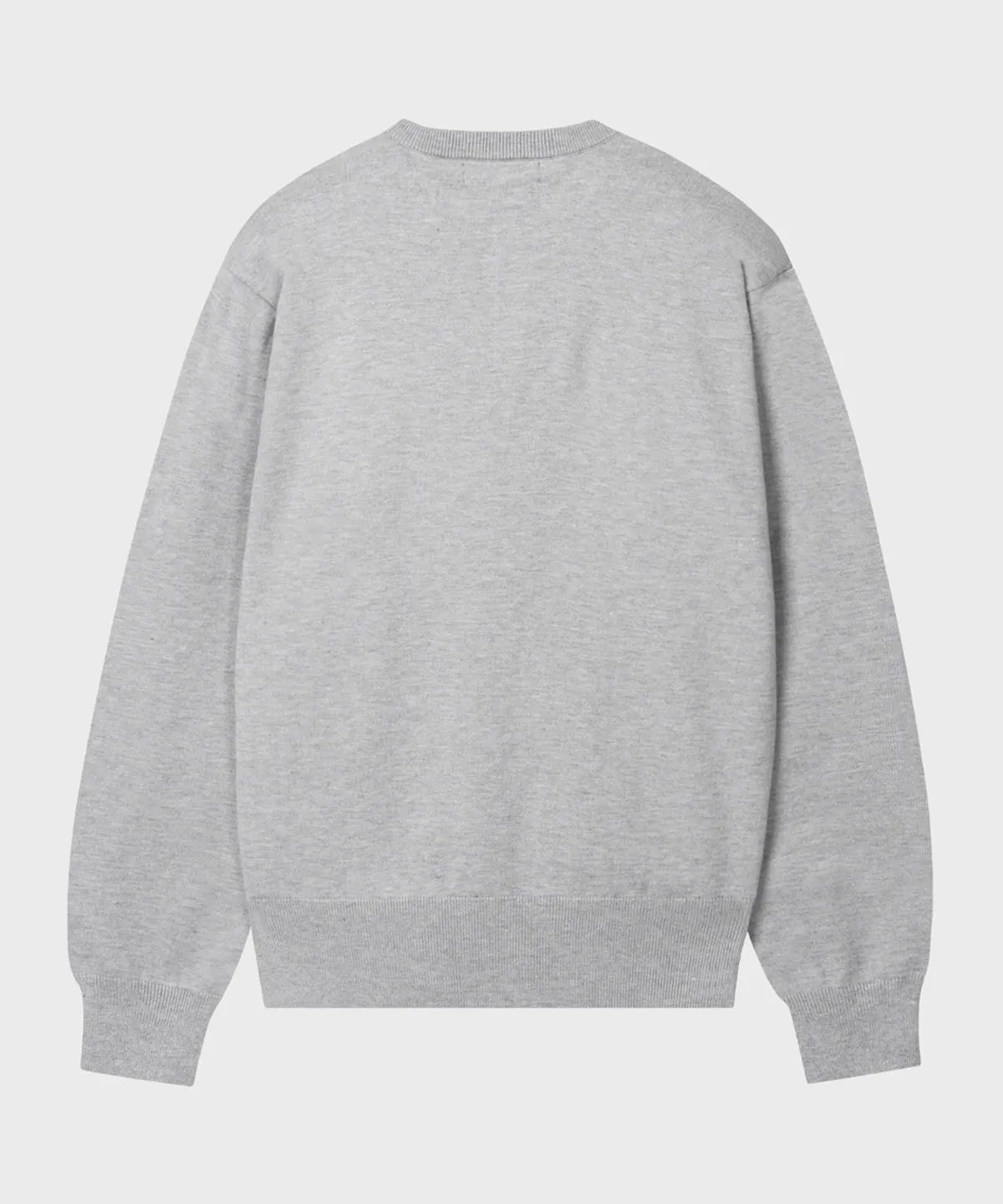 Everyday Round Knit Cardigan [Light Gray]