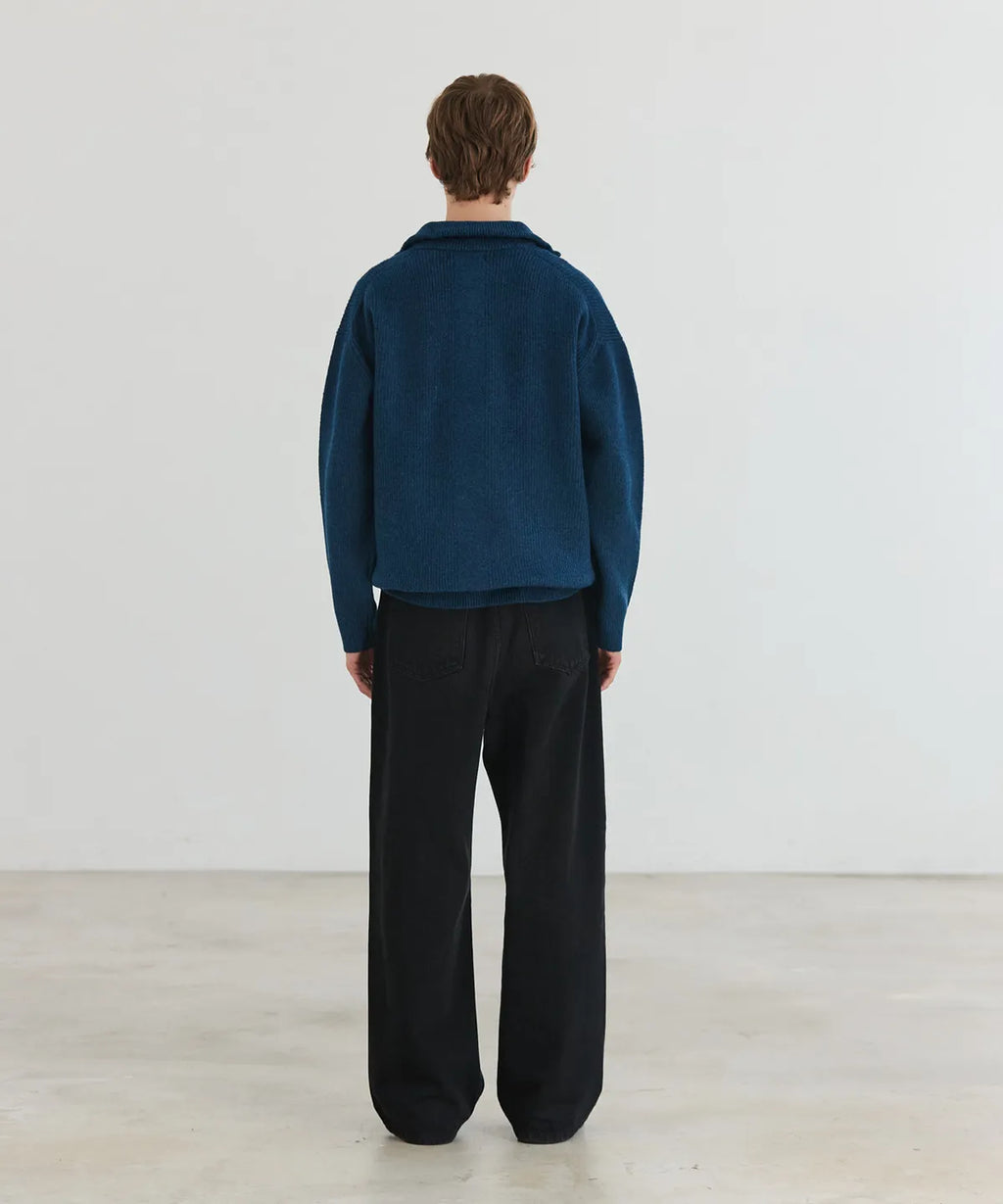 Everyday Wide Denim Pants [Black]