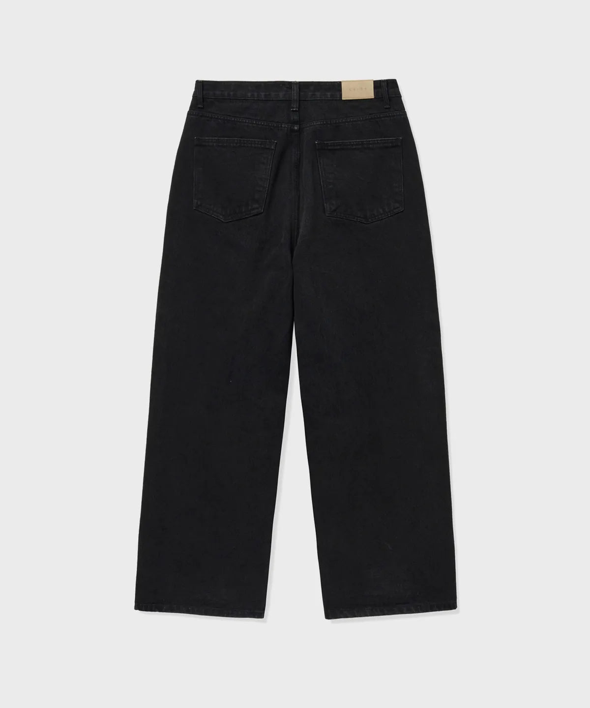 Everyday Wide Denim Pants [Black]