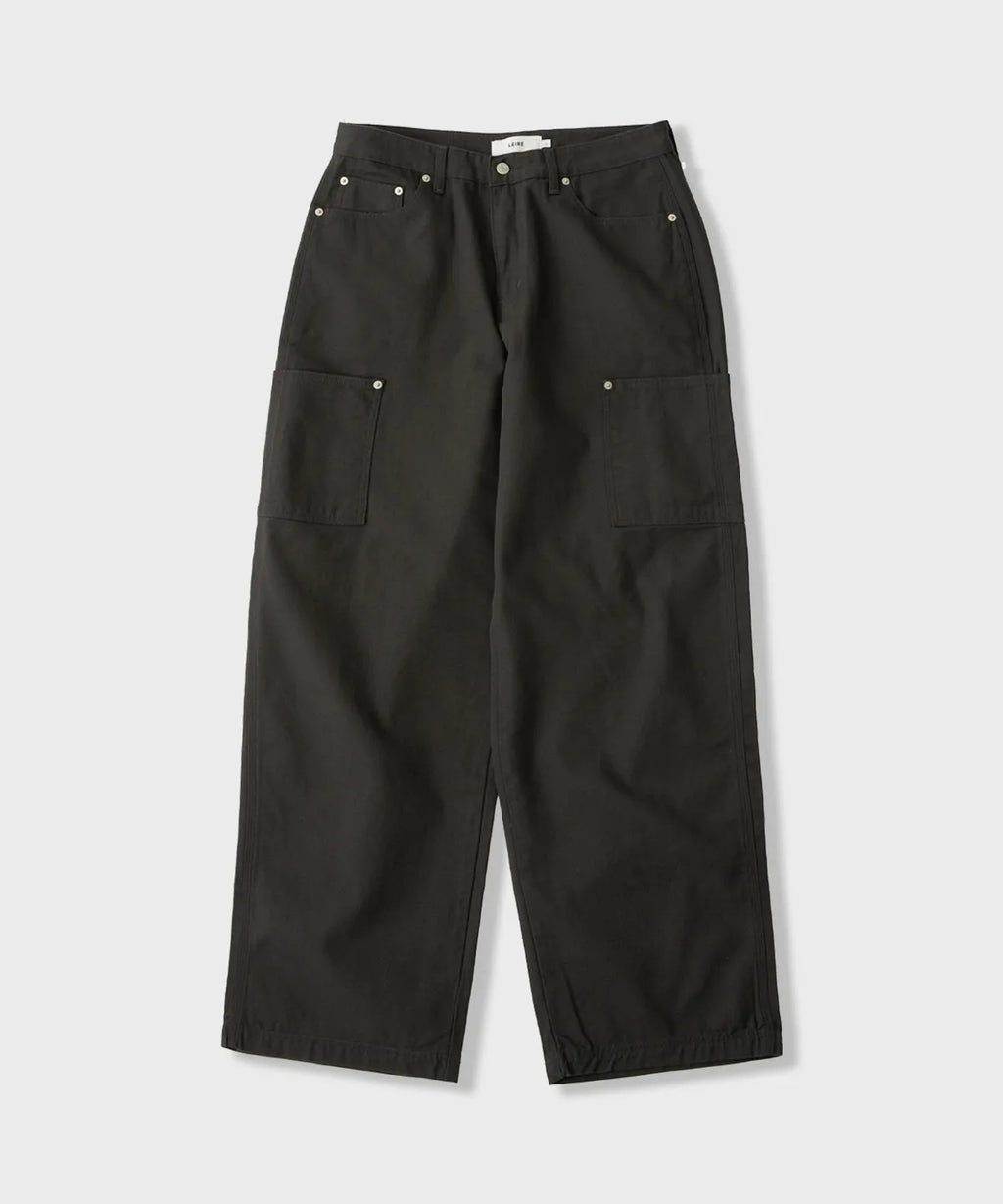 Oxford Side Pocket Work Pants [Charcoal]