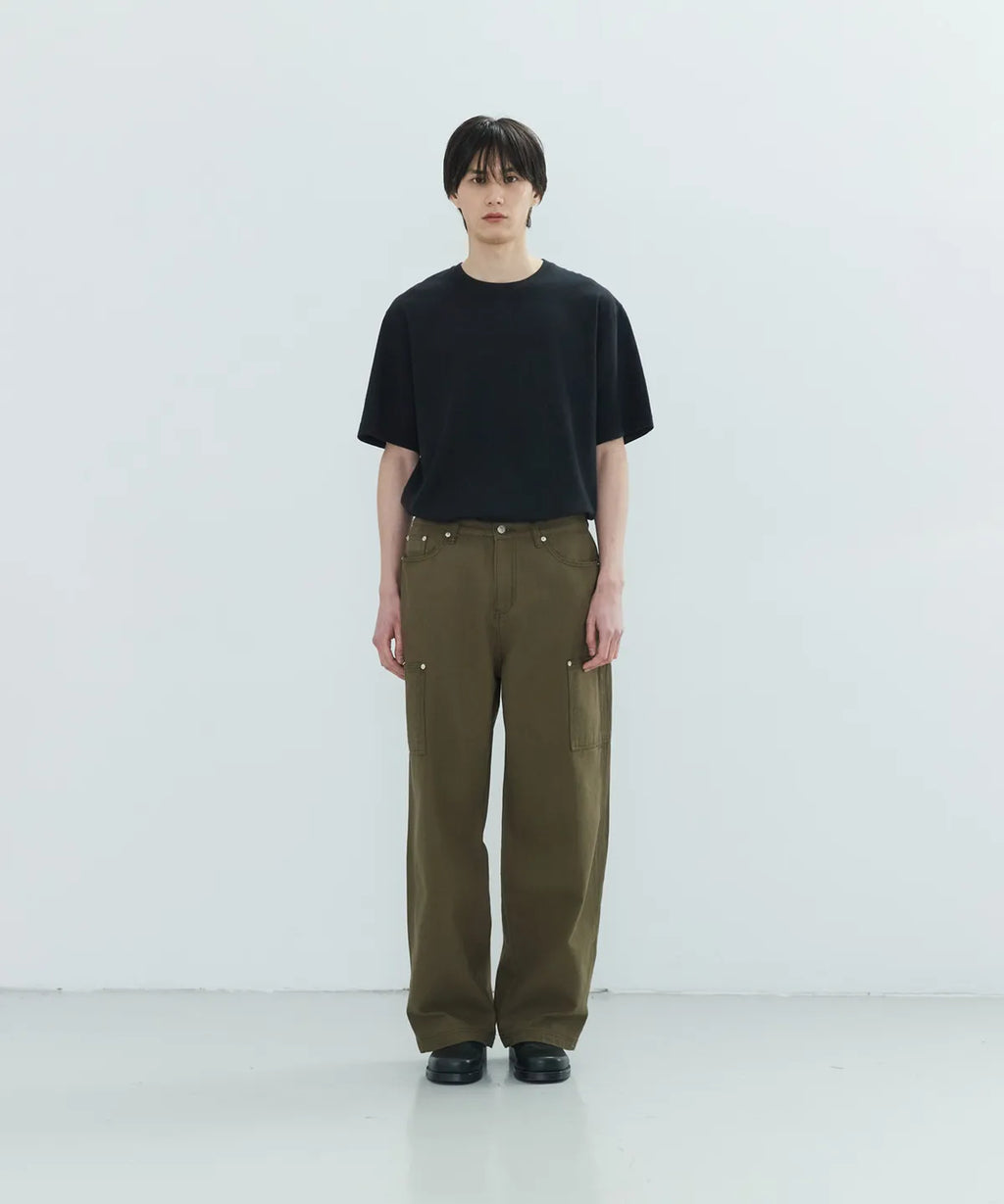 Oxford Side Pocket Work Pants [Khaki]