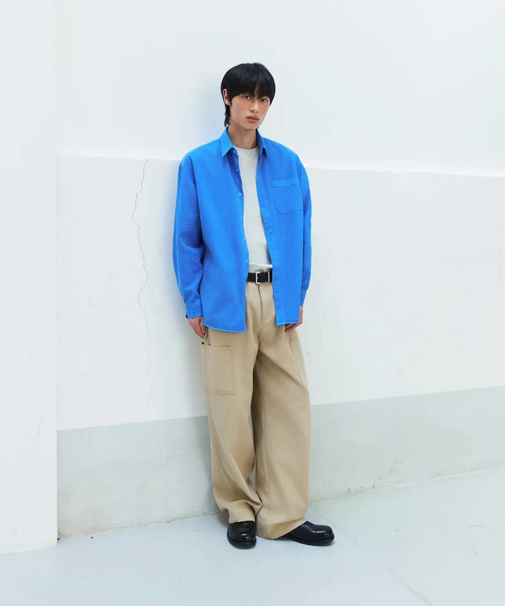 Oxford Side Pocket Work Pants [Beige]