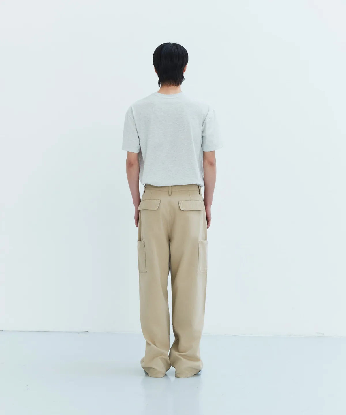 Oxford Side Pocket Work Pants [Beige]