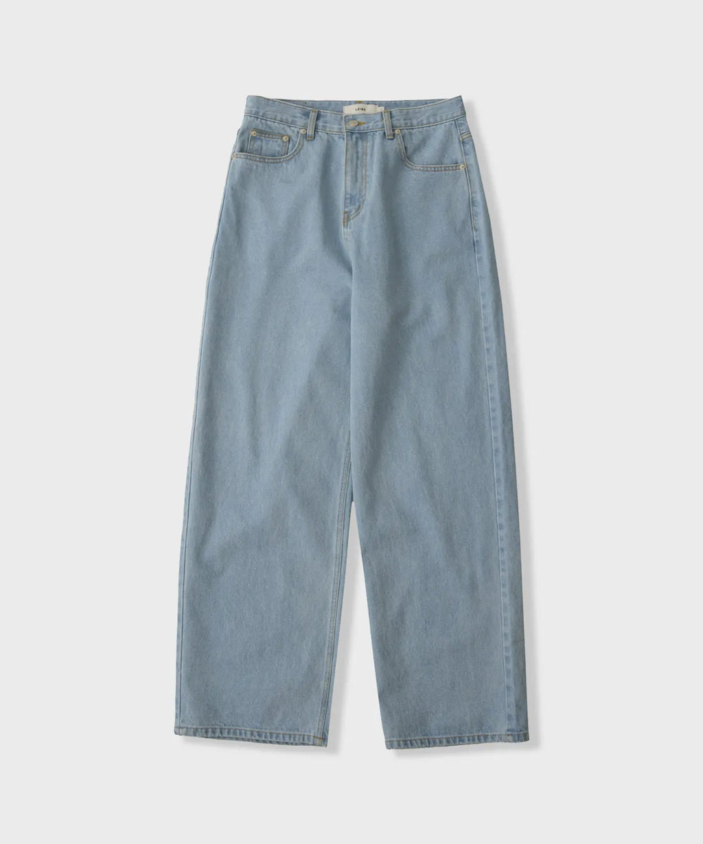 Everyday Wide Denim Pants [Light Blue]