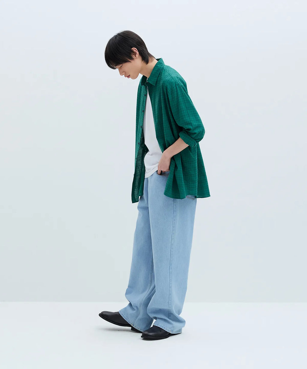 Everyday Wide Denim Pants [Light Blue]