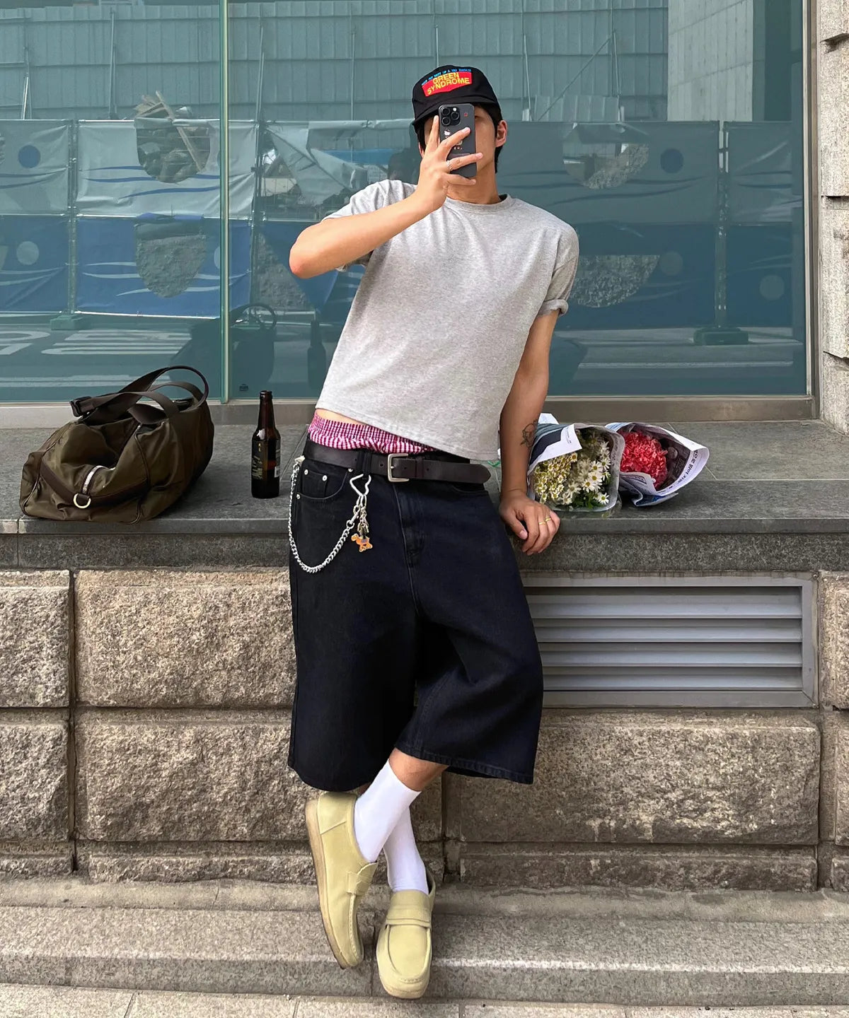 Essential Crop T-Shirt [Heather Gray]