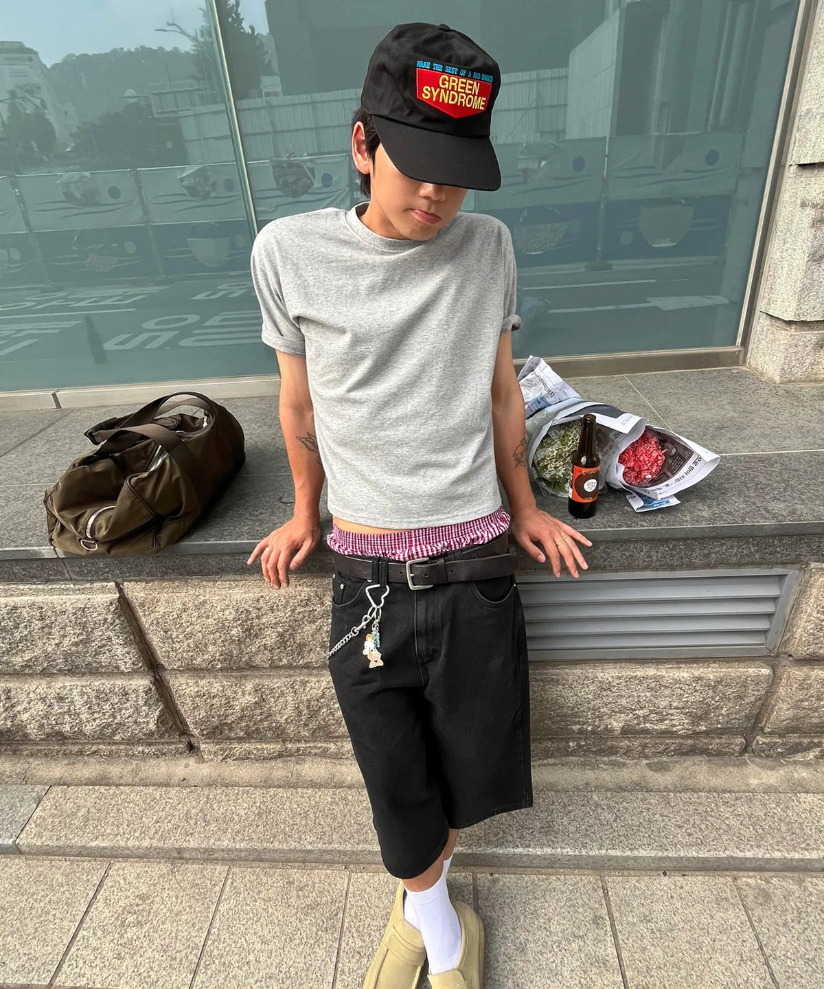 Essential Crop T-Shirt [Heather Gray]