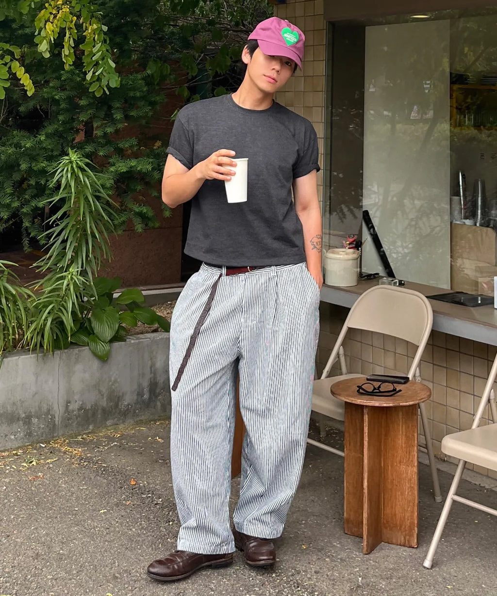 Essential Crop T-Shirt [Heather Charcoal]