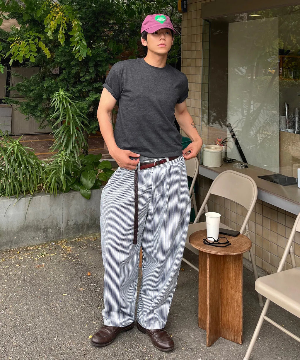 Essential Crop T-Shirt [Heather Charcoal]