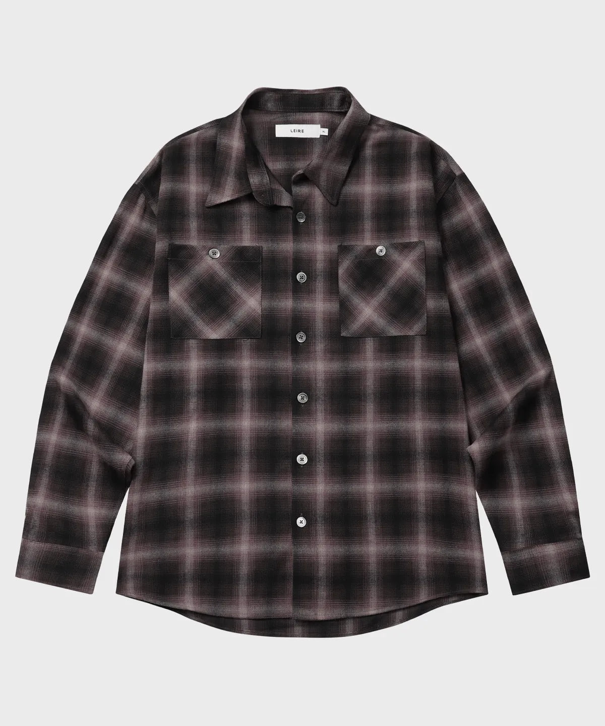 Two-Pocket Ombre Check Shirt [Pink]