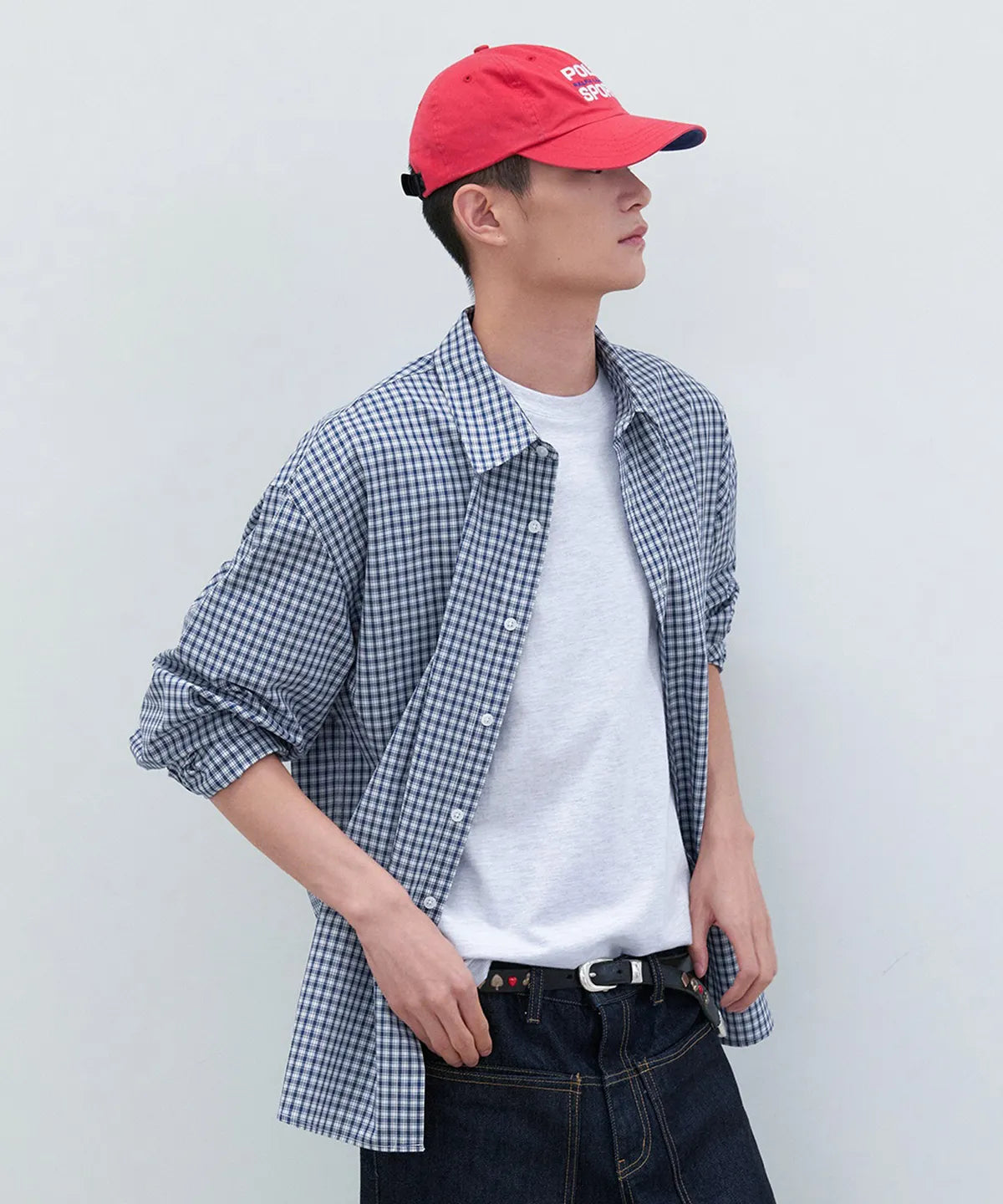 Essential Multi Check Shirt [Navy]