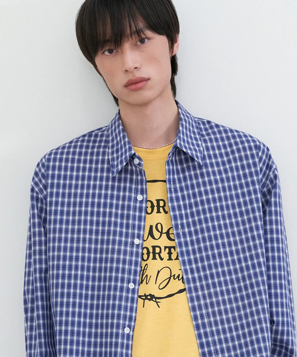 Essential Multi Check Shirt [Blue]