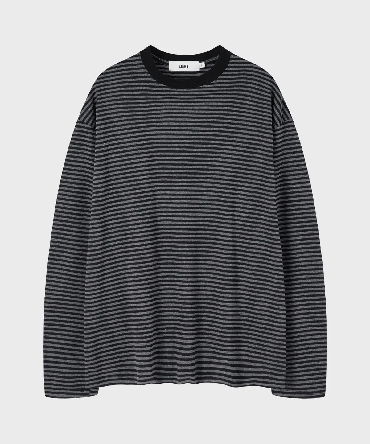Vintage Stripe Long Sleeve T-Shirt [Black]
