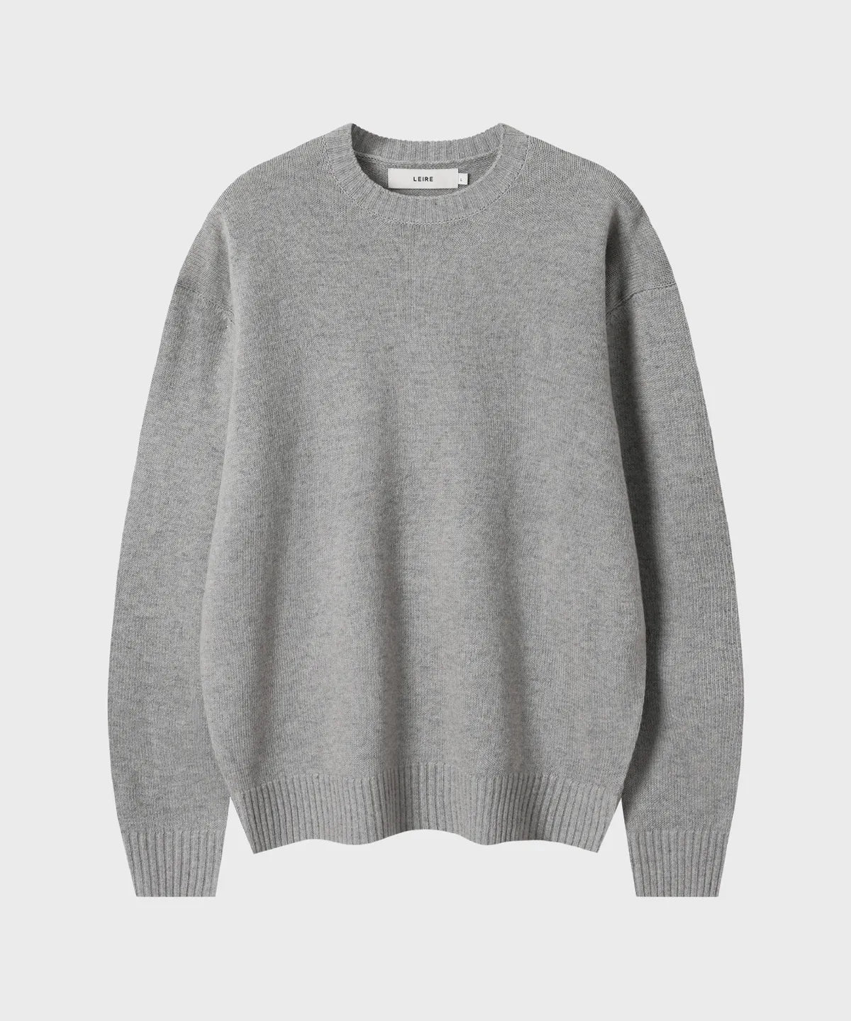 Essential Wool Crewneck Knit [Gray]