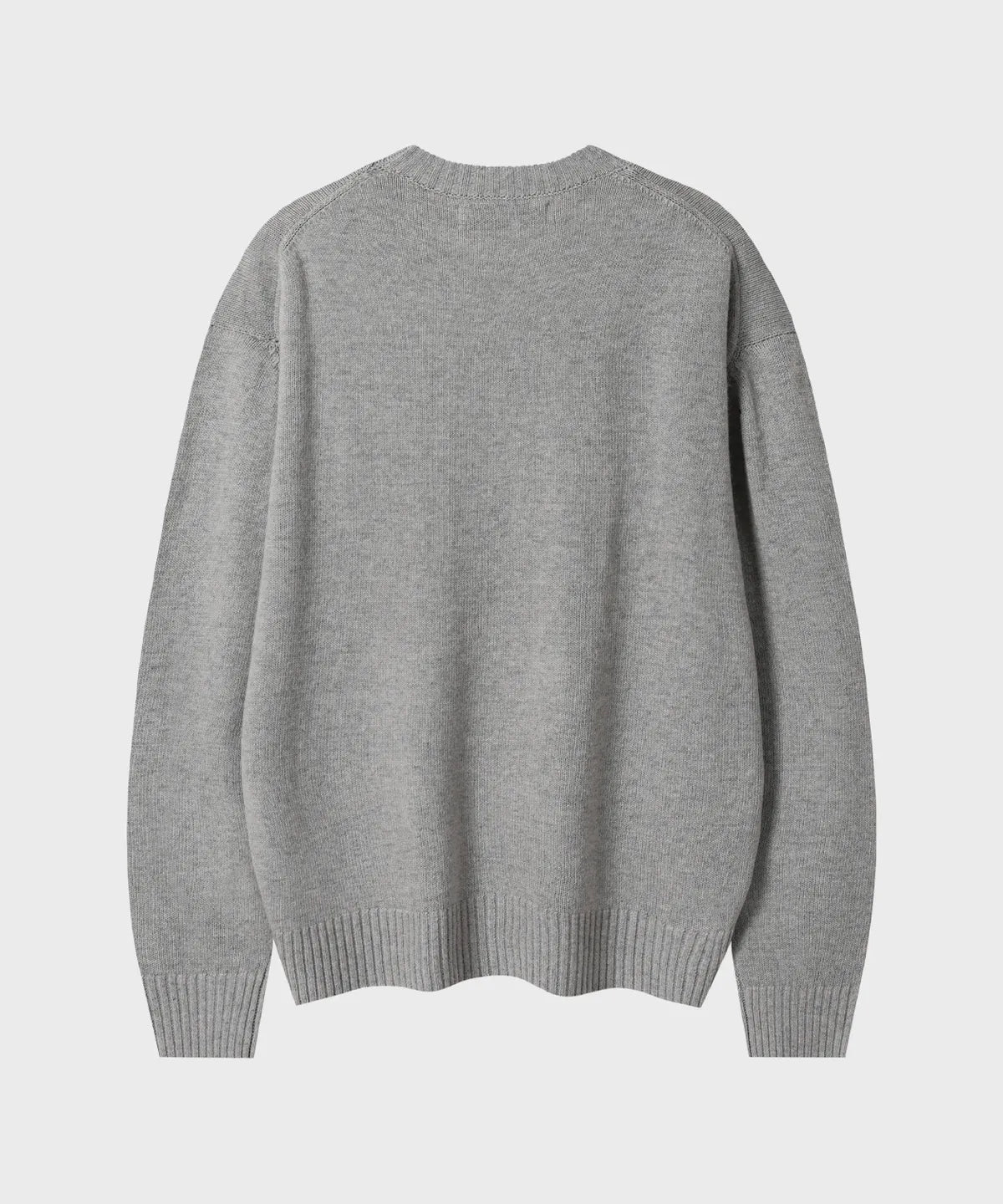 Essential Wool Crewneck Knit [Gray]