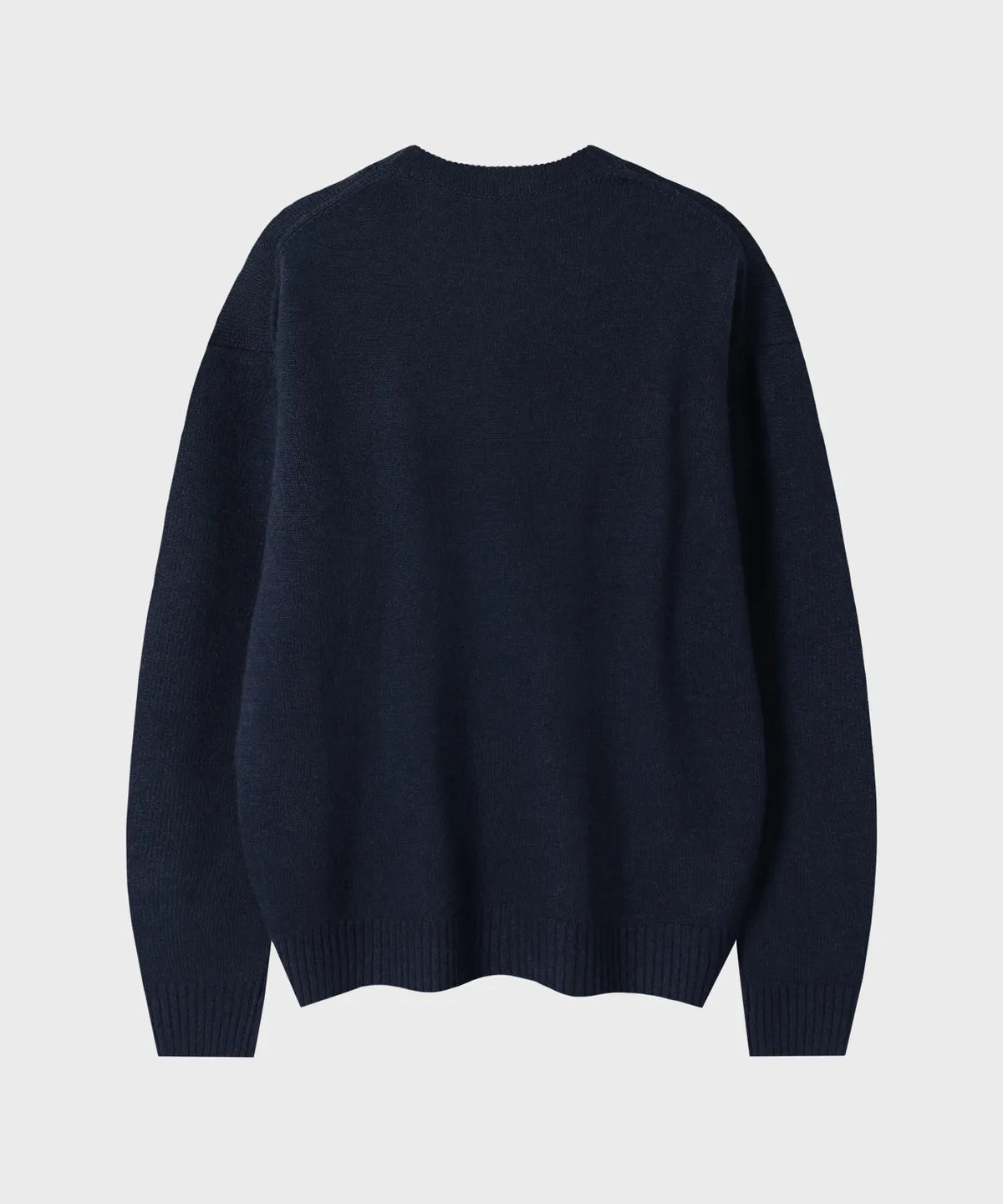 Essential Wool Crewneck Knit [Navy]