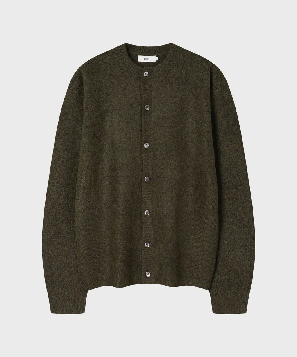 Mild Round Cardigan [Khaki]