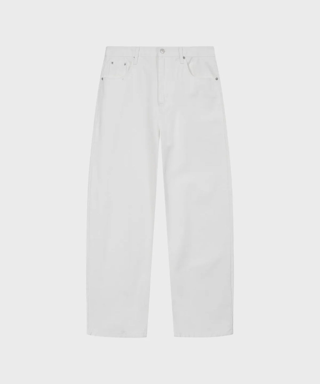 Everyday Curved Denim Pants [Ivory]