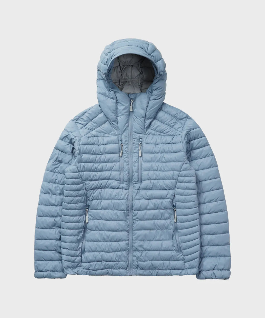 Essential Hooded Lightweight Insulated Jacket [Cloud Blue]