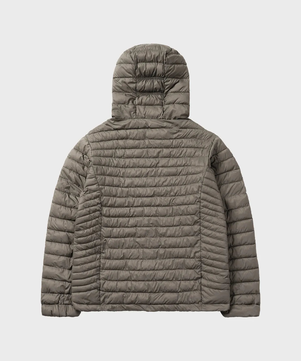 Essential Hooded Lightweight Insulated Jacket [Grayish Khaki]