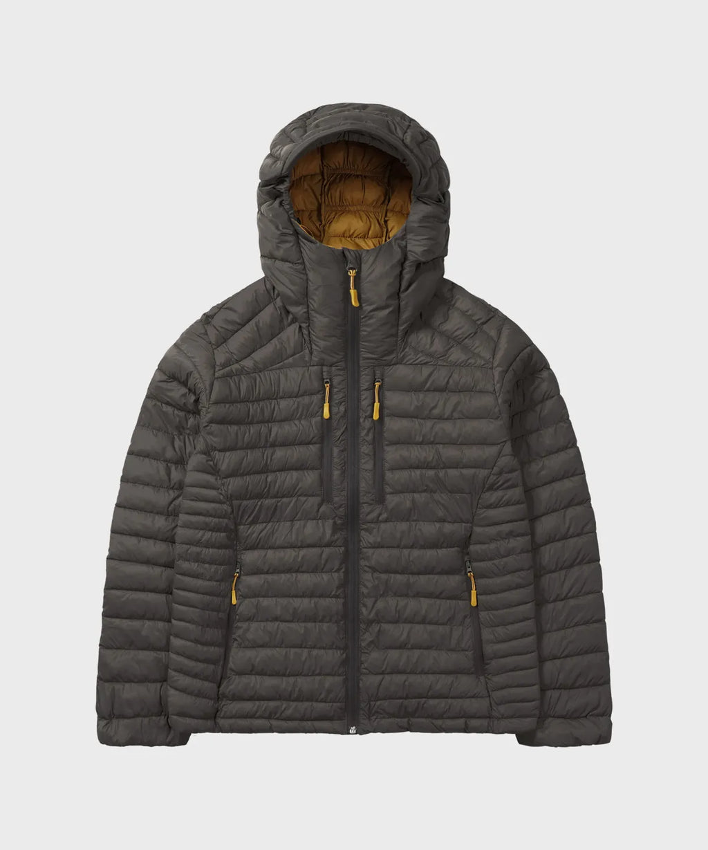 Essential Hooded Lightweight Insulated Jacket [Charcoal]
