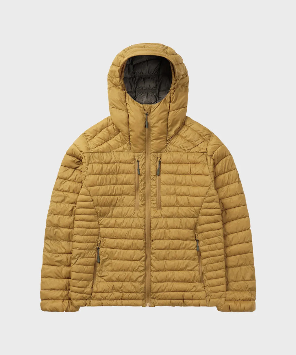 Essential Hooded Lightweight Insulated Jacket [Mustard]