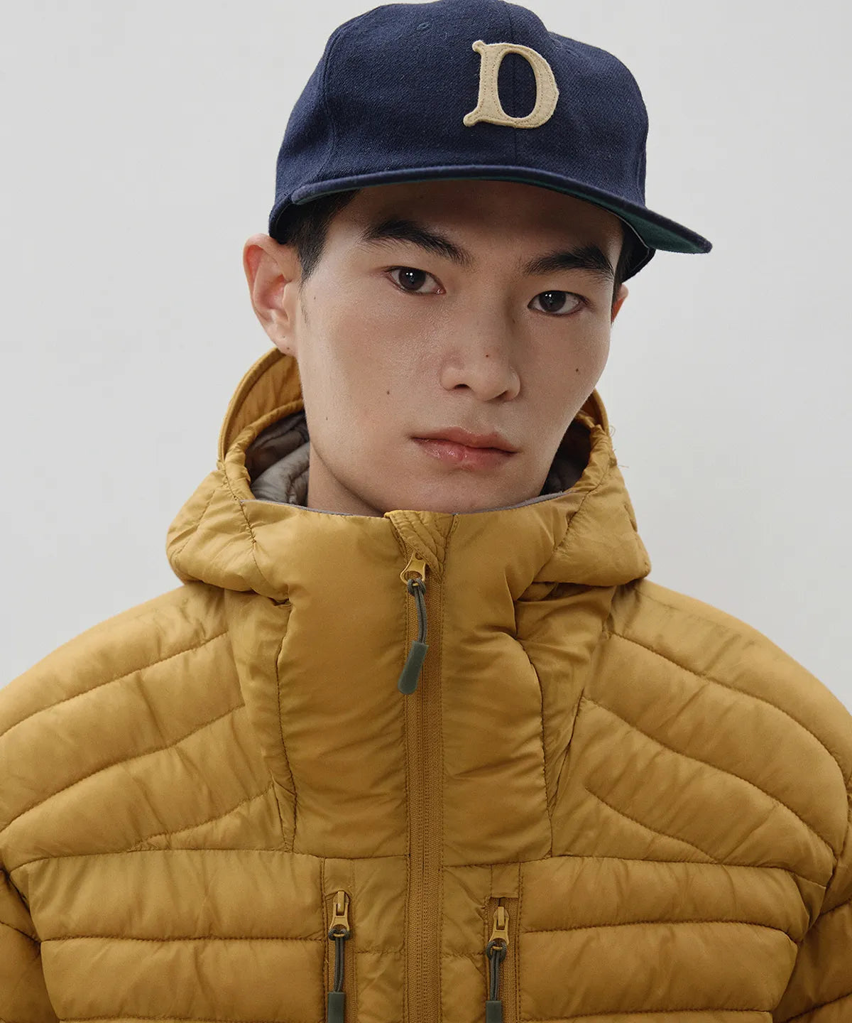 Essential Hooded Lightweight Insulated Jacket [Mustard]