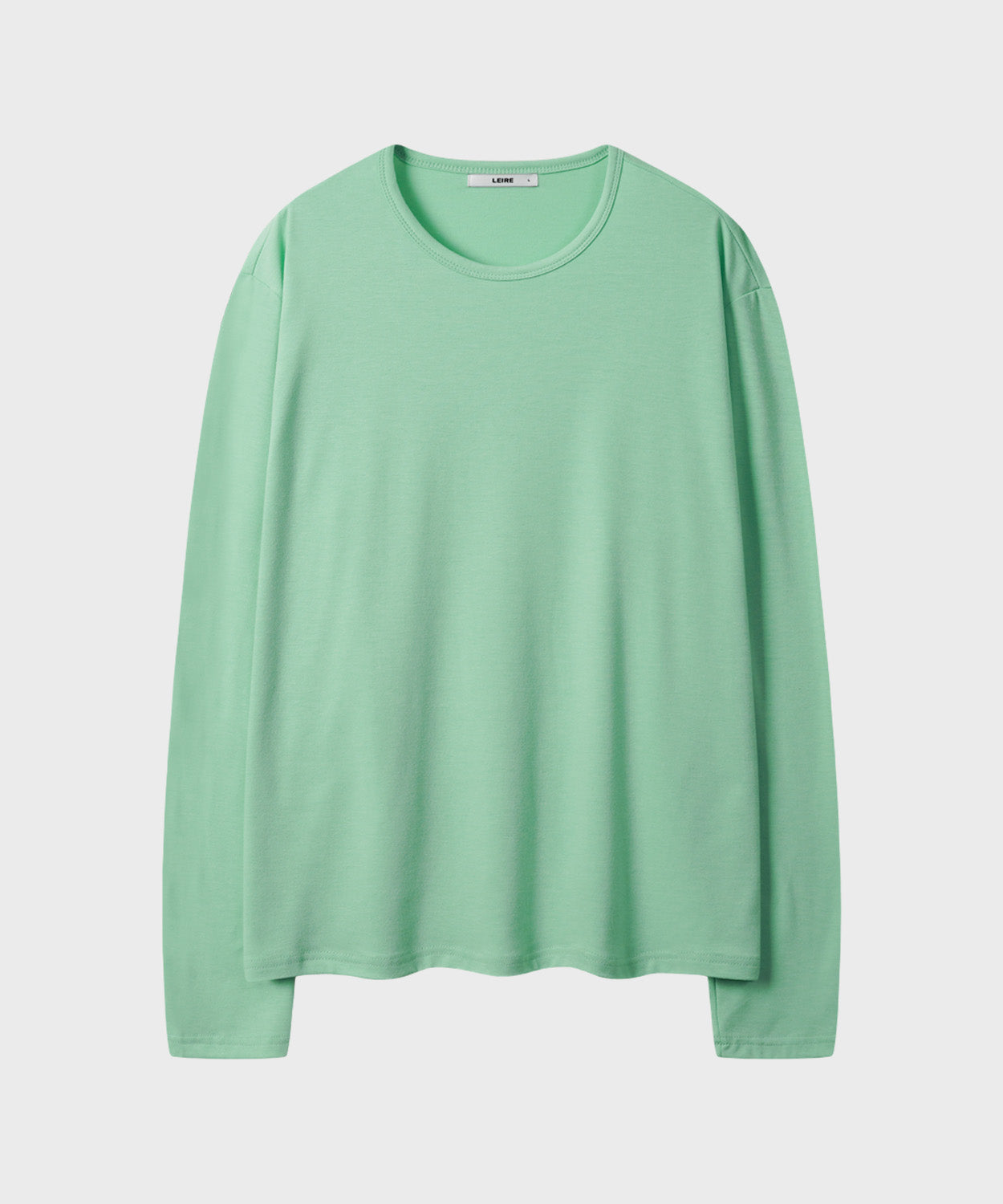 Soft Round Long Sleeve T-Shirt [Apple Mint]