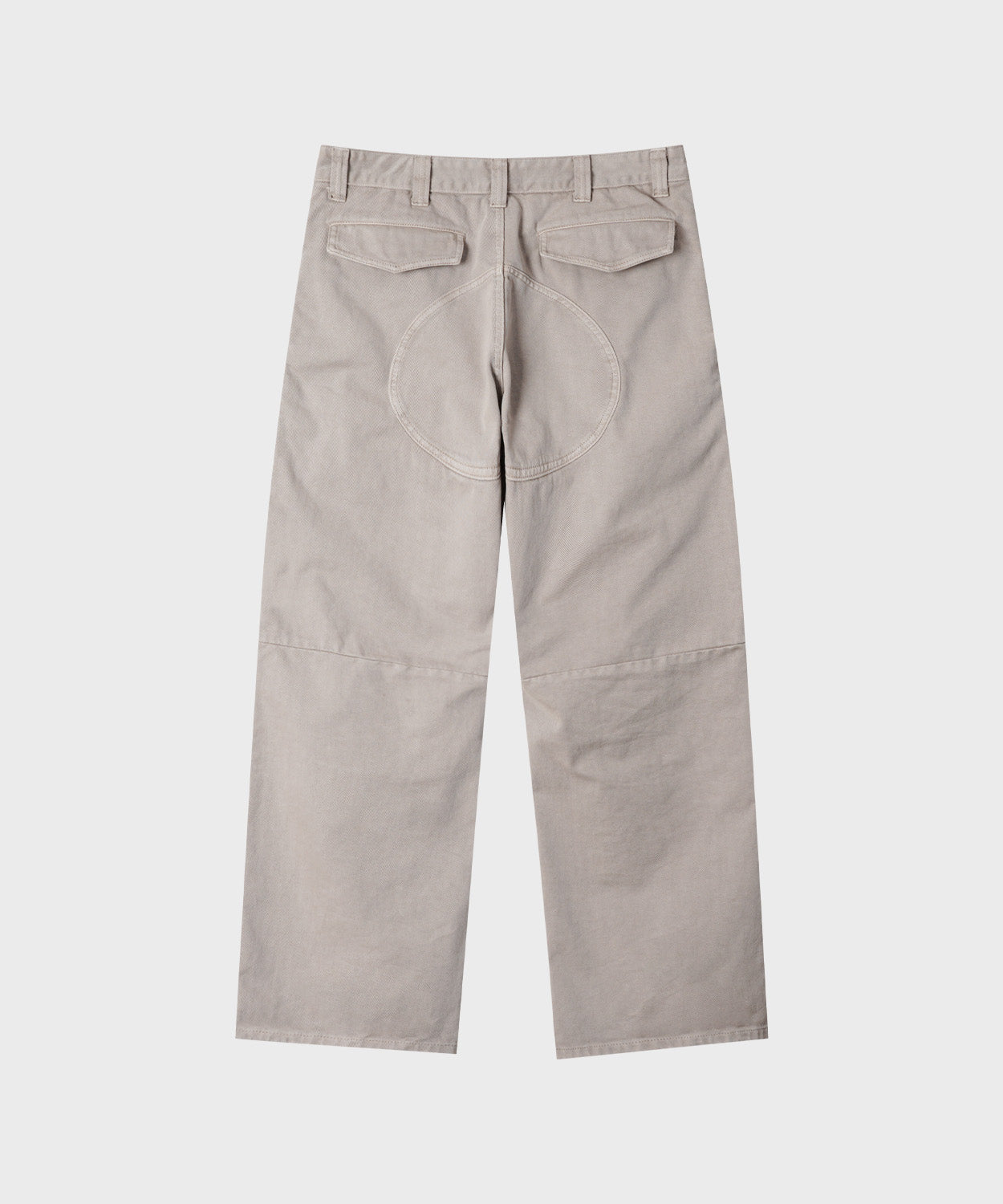 Side Zipper Garment Dyed Cargo Pants [Light Beige]