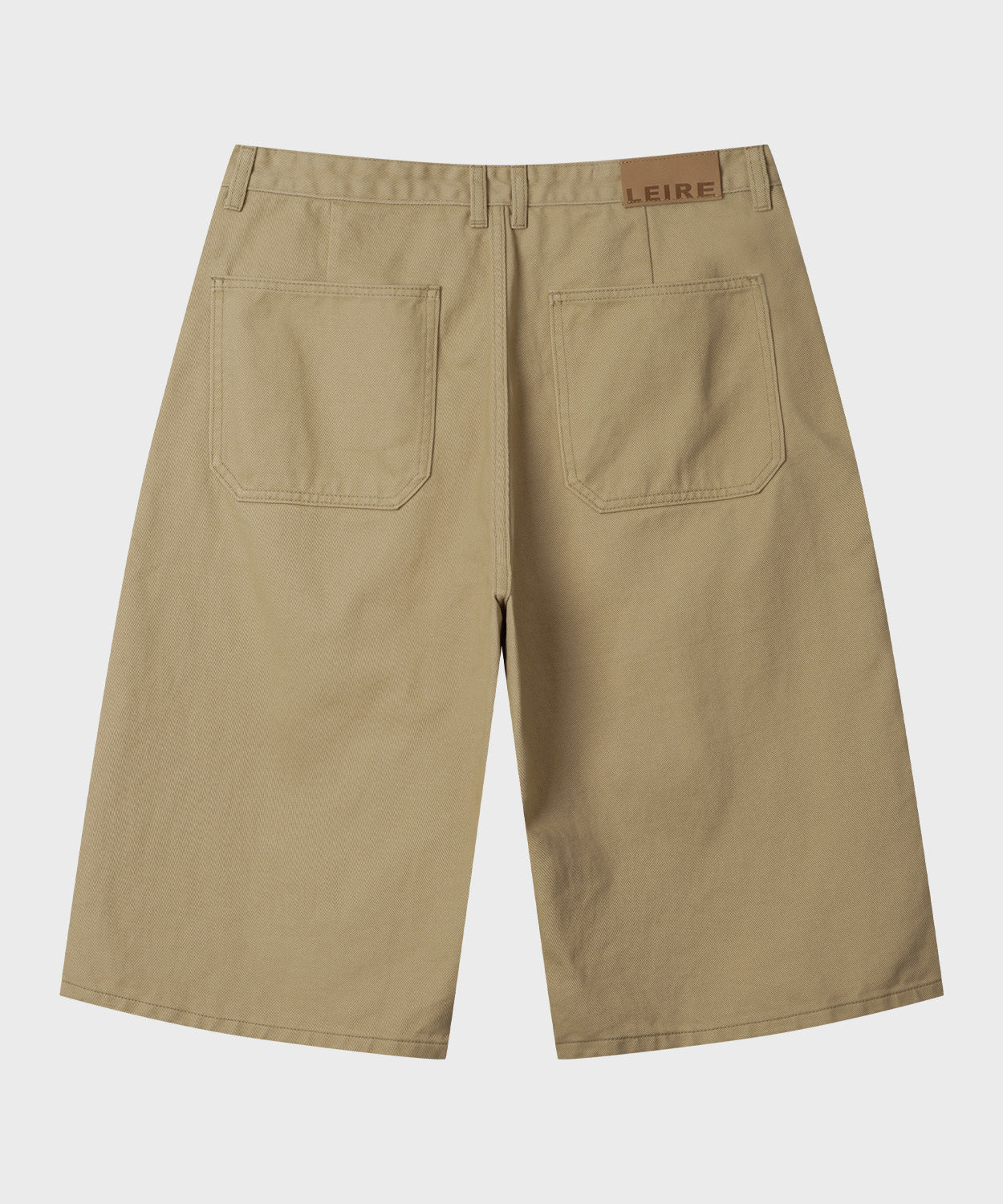 Everyday Bermuda Denim Shorts [Beige]