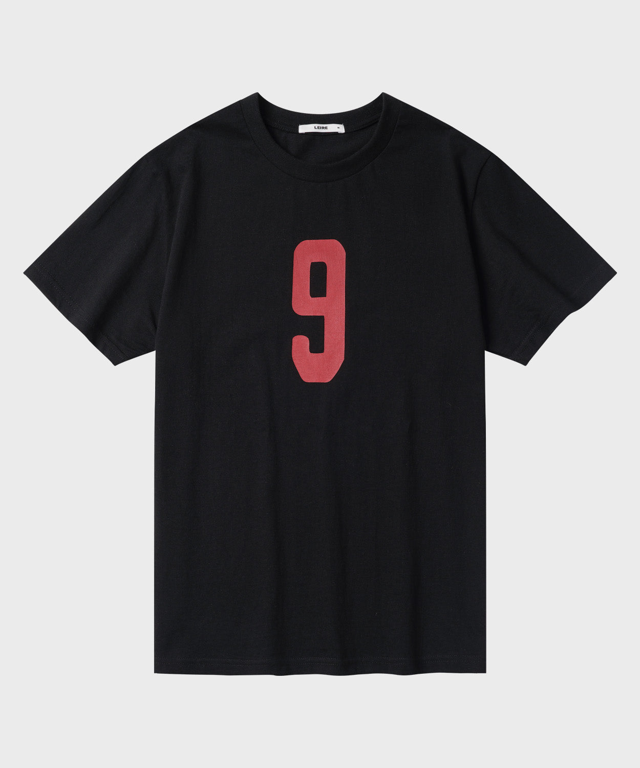 Vintage Number Print T-Shirt [Black]