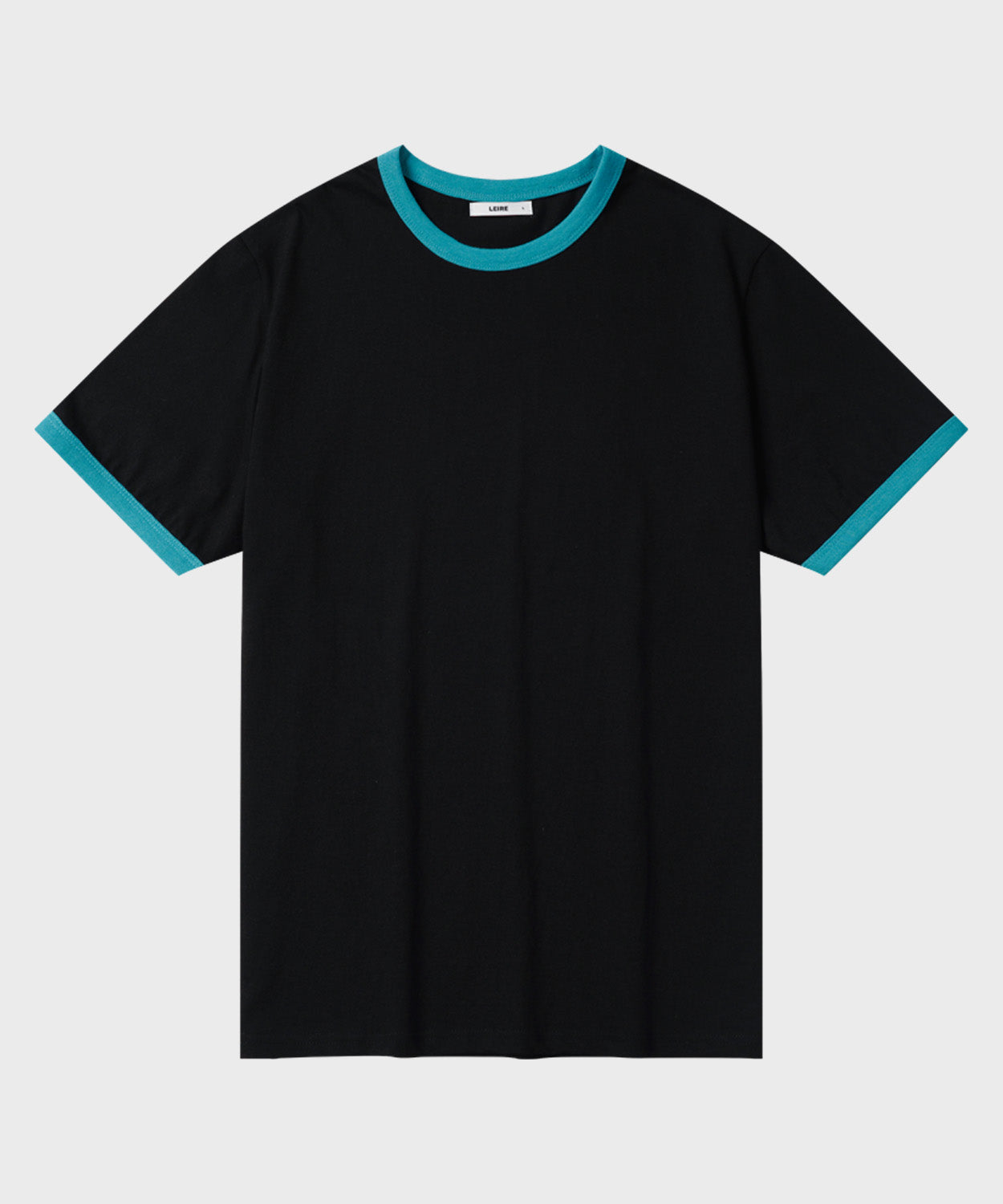Essential Ringer Color-Block T-Shirt [Black]