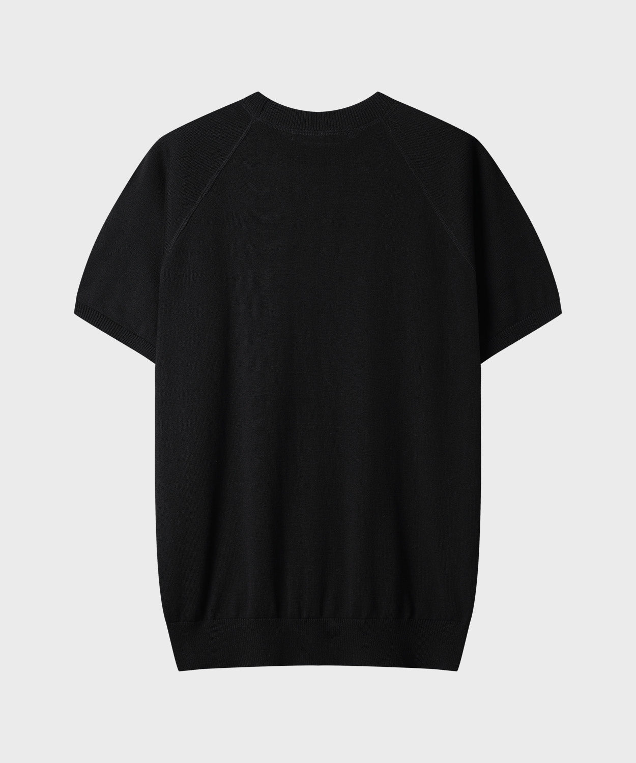 Vintage Fit Raglan Short Sleeve Knit [Black]