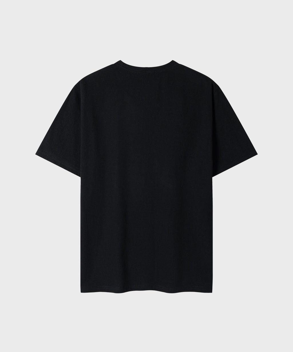 90s Vintage Fit Washed T-Shirt [Black]