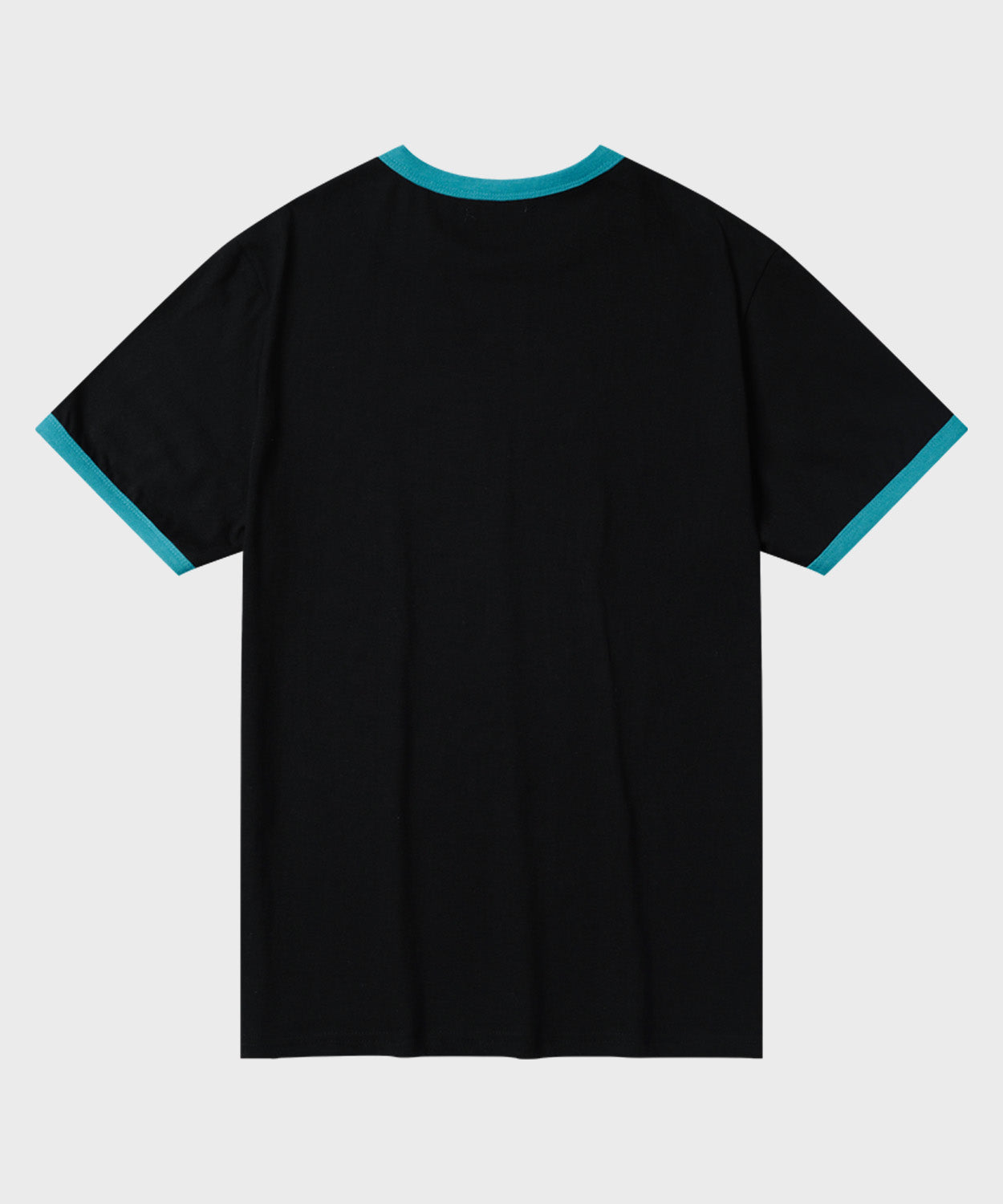 Essential Ringer Color-Block T-Shirt [Black]