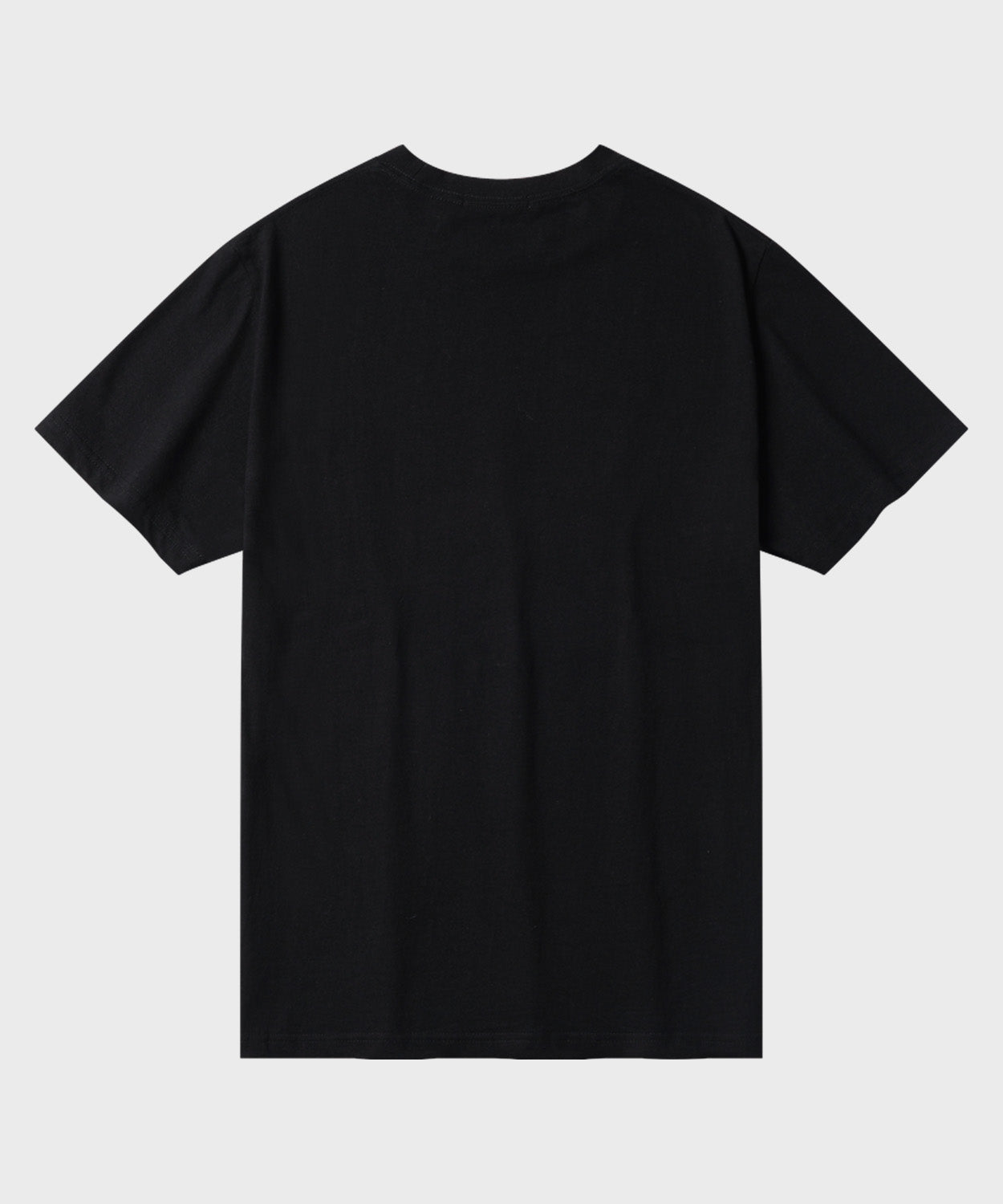 Vintage Lettering Print T-Shirt [Black]