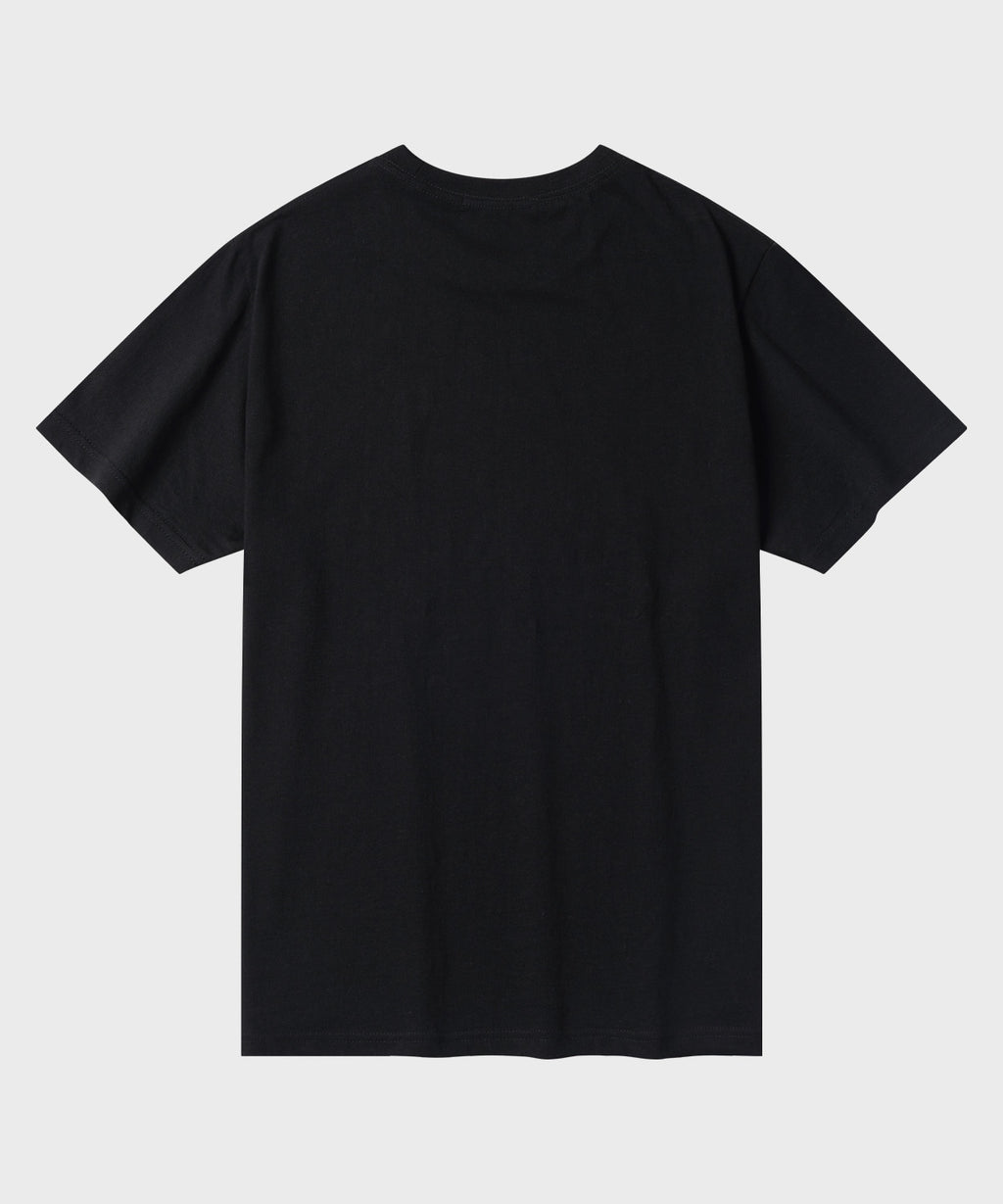Vintage Number Print T-Shirt [Black]