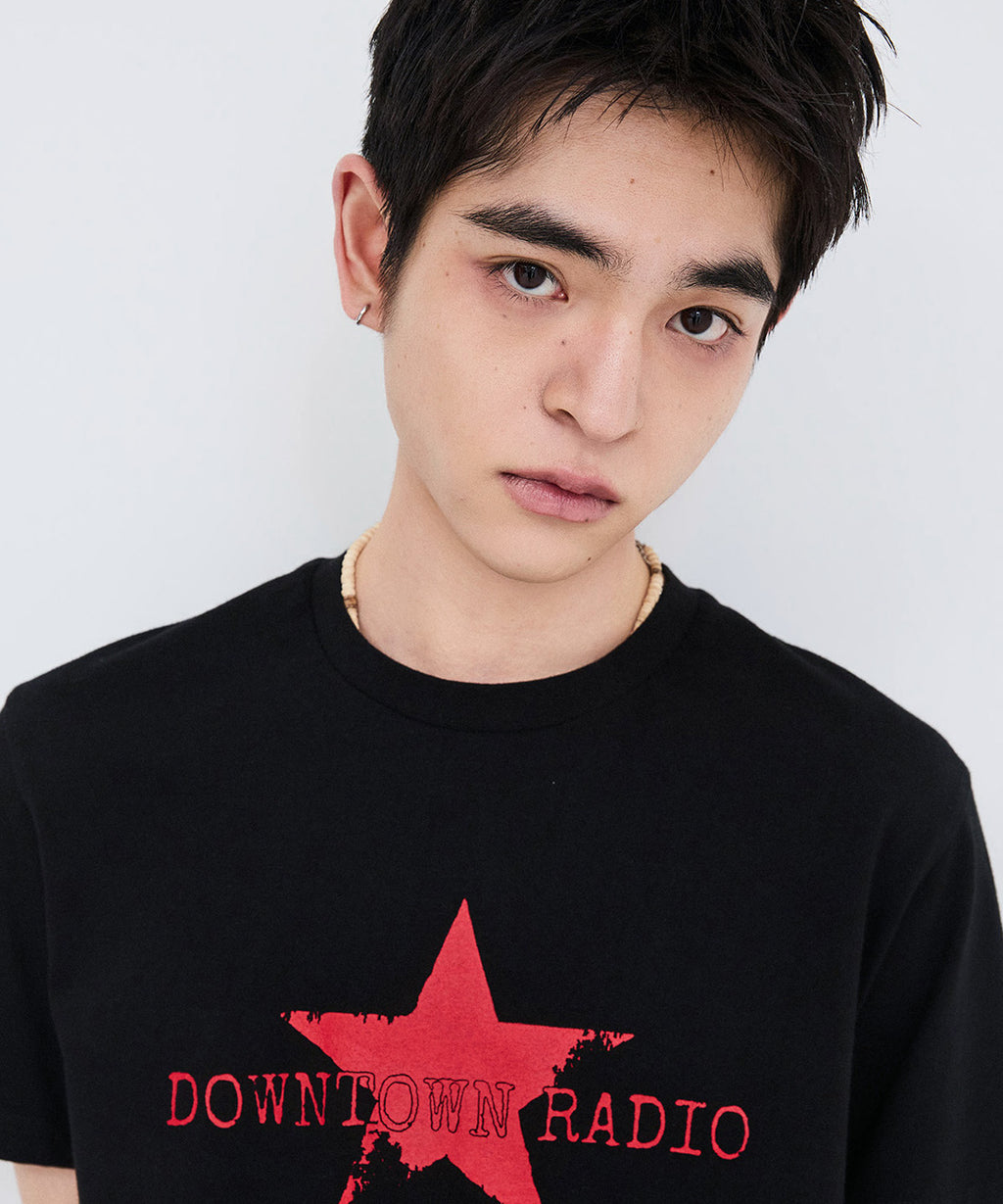 Vintage Star Graphic T-Shirt [Black]