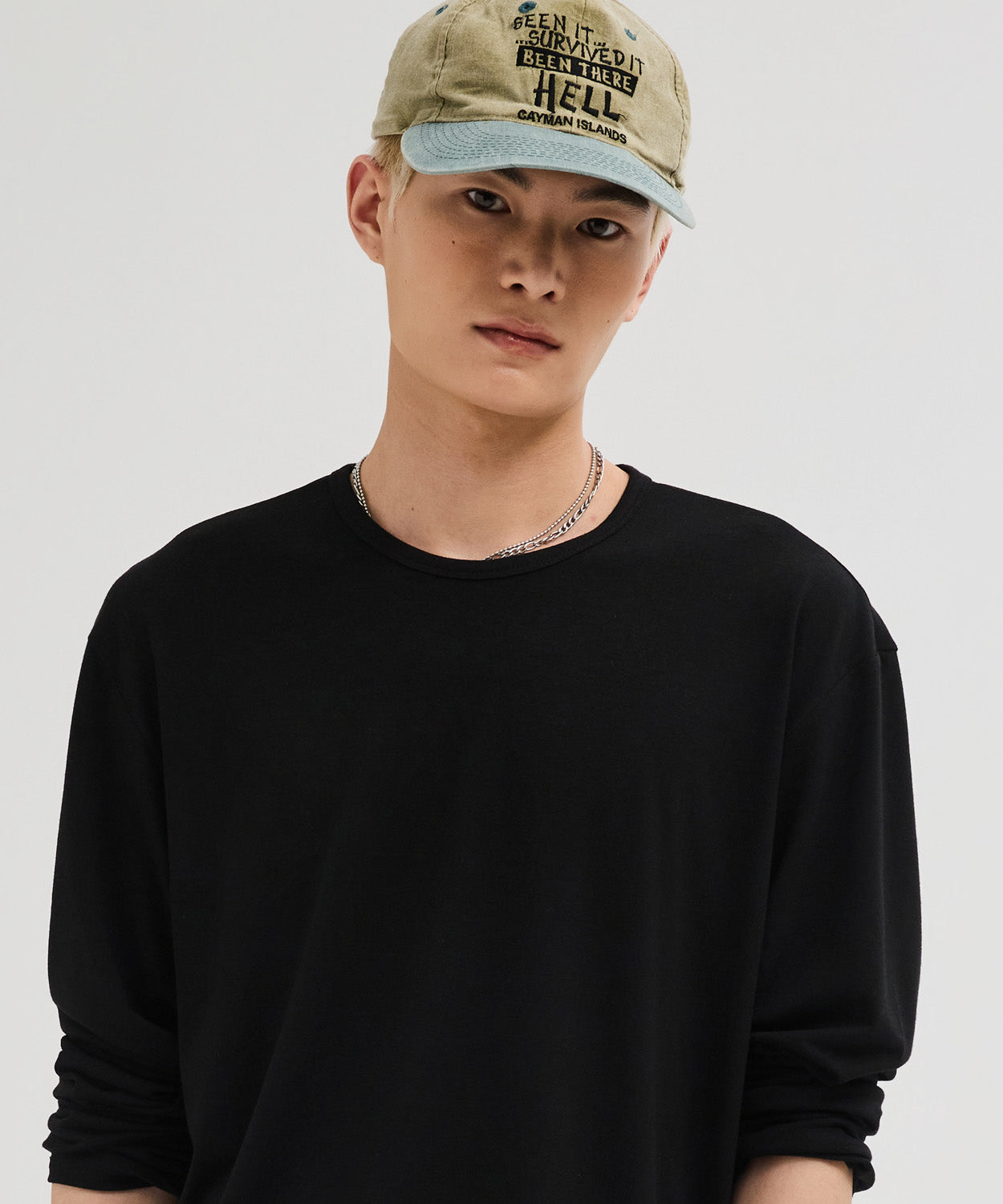 Soft Round Long Sleeve T-Shirt [Black]